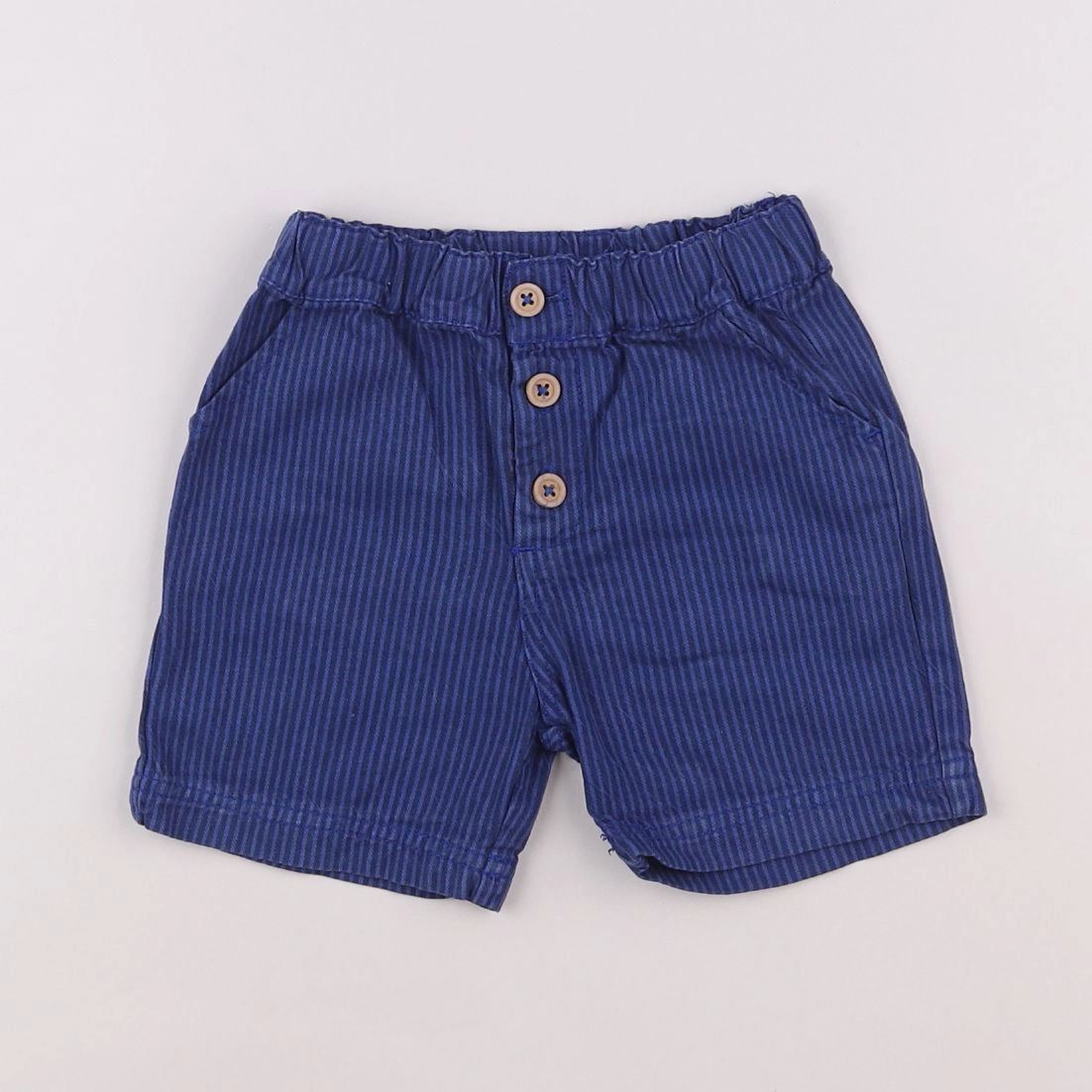 Boutchou - short bleu - 12 mois