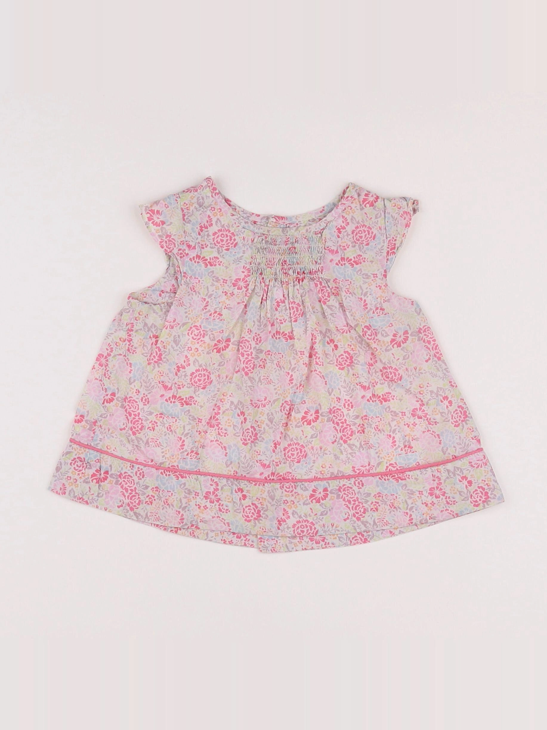 Jacadi - blouse rose - 12 mois