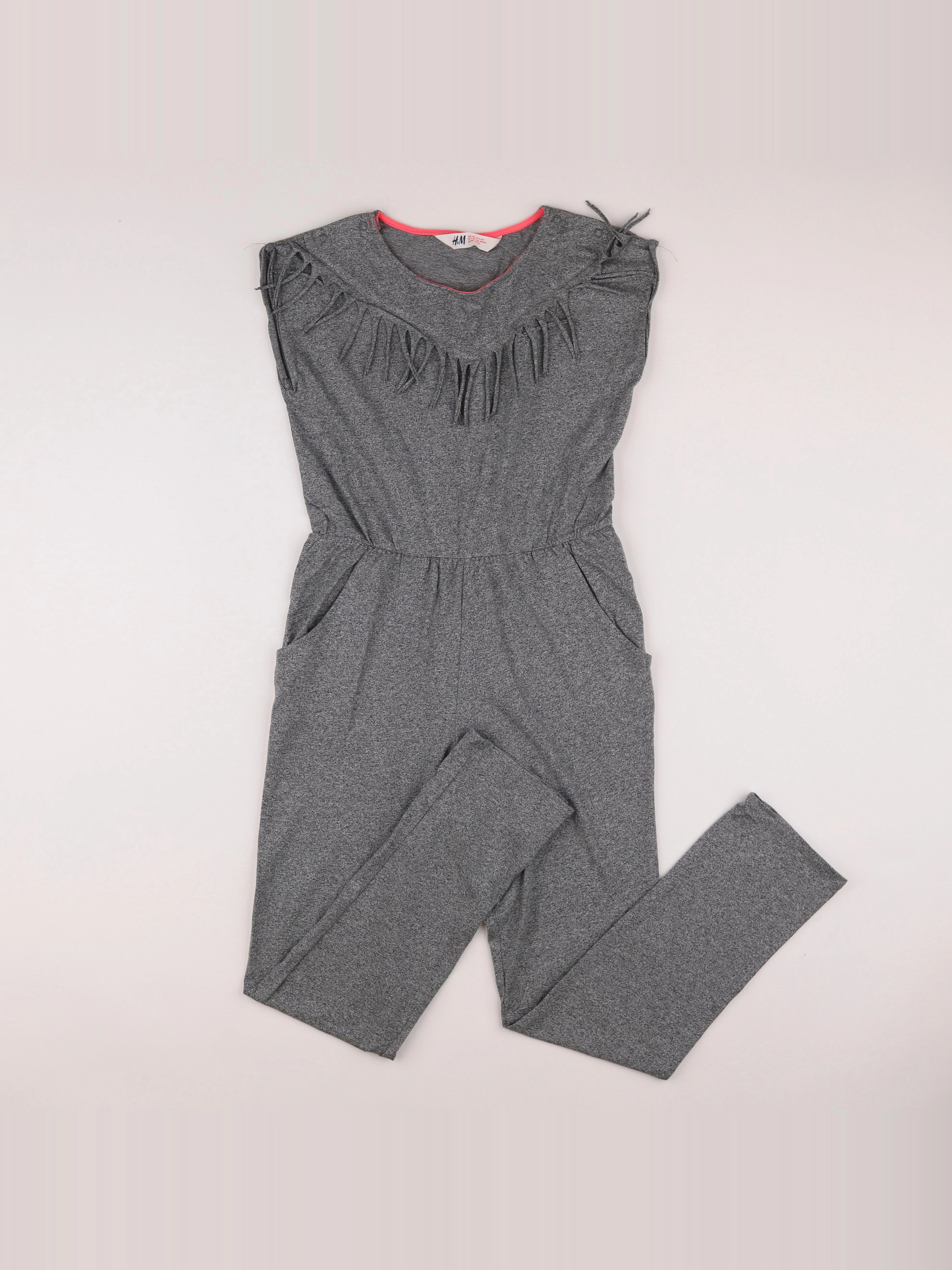 H&M - combinaison gris - 9/10 ans