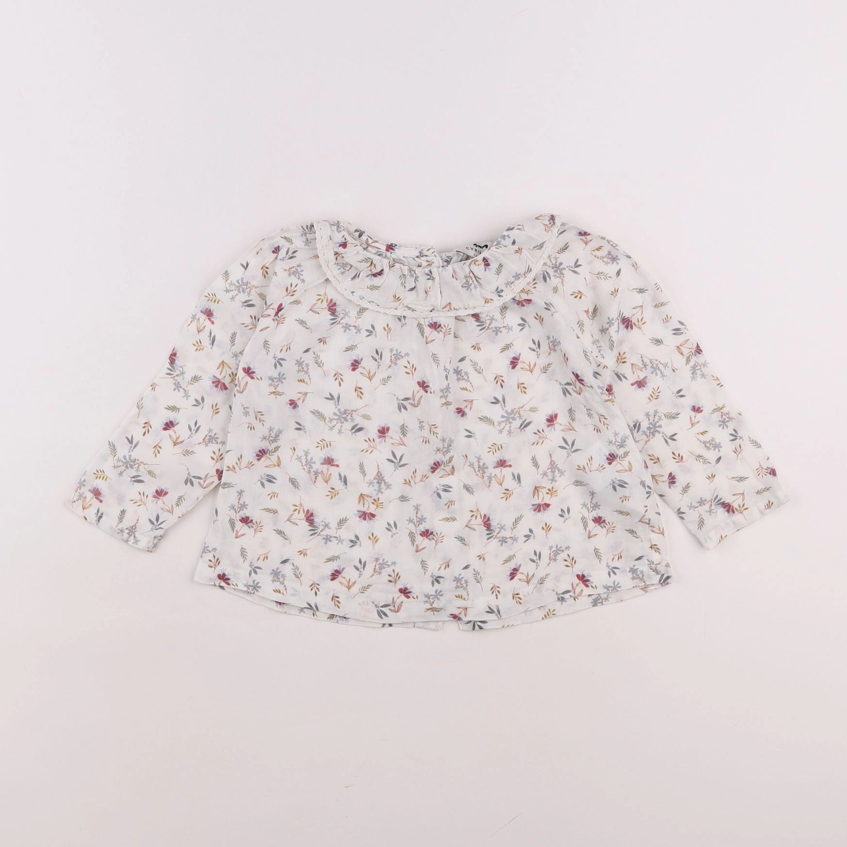 Cyrillus - blouse blanc - 18 mois