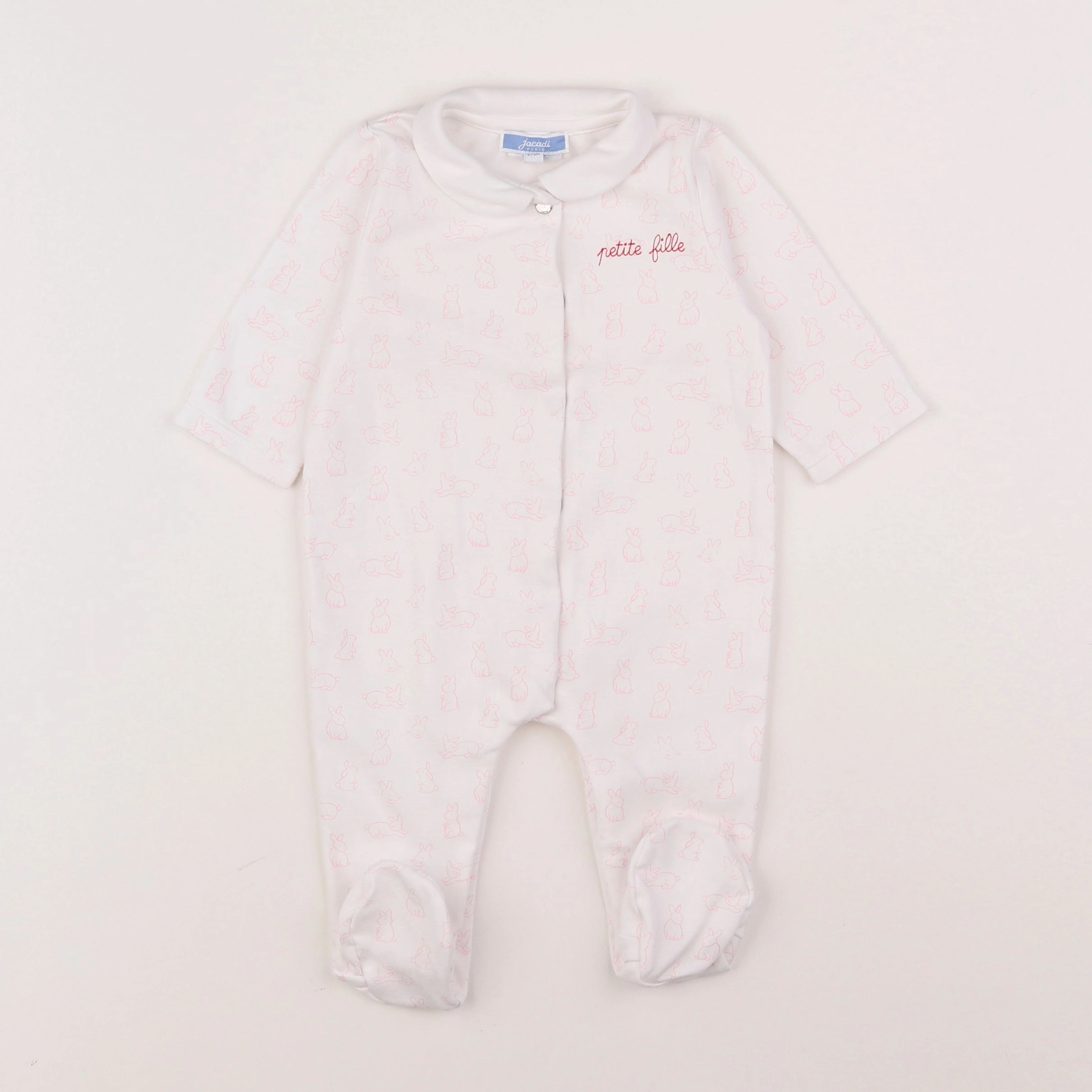 Jacadi - pyjama coton rose - 6 mois