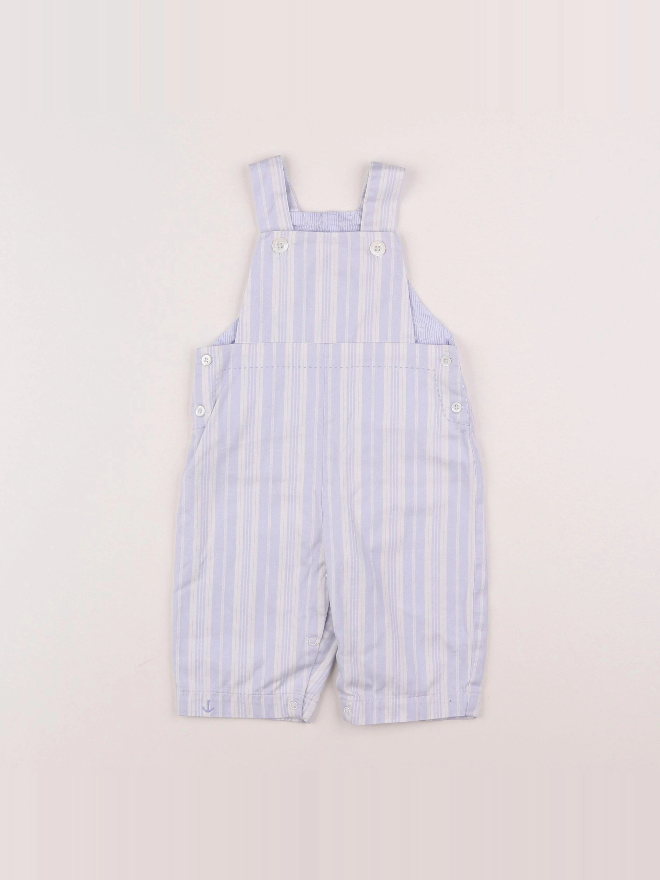 Jacadi - salopette bleu - 6 mois