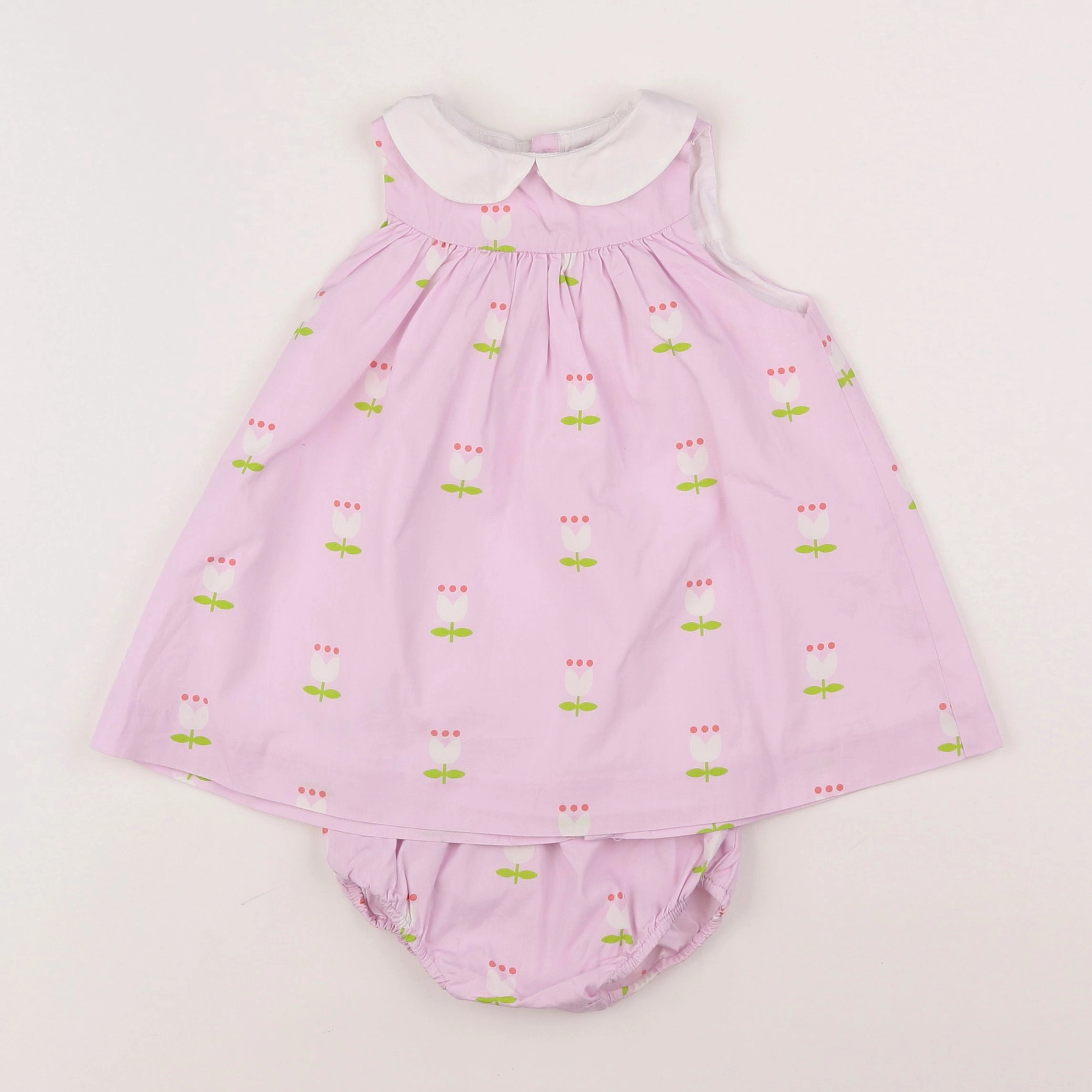 Jacadi - robe rose - 12 mois