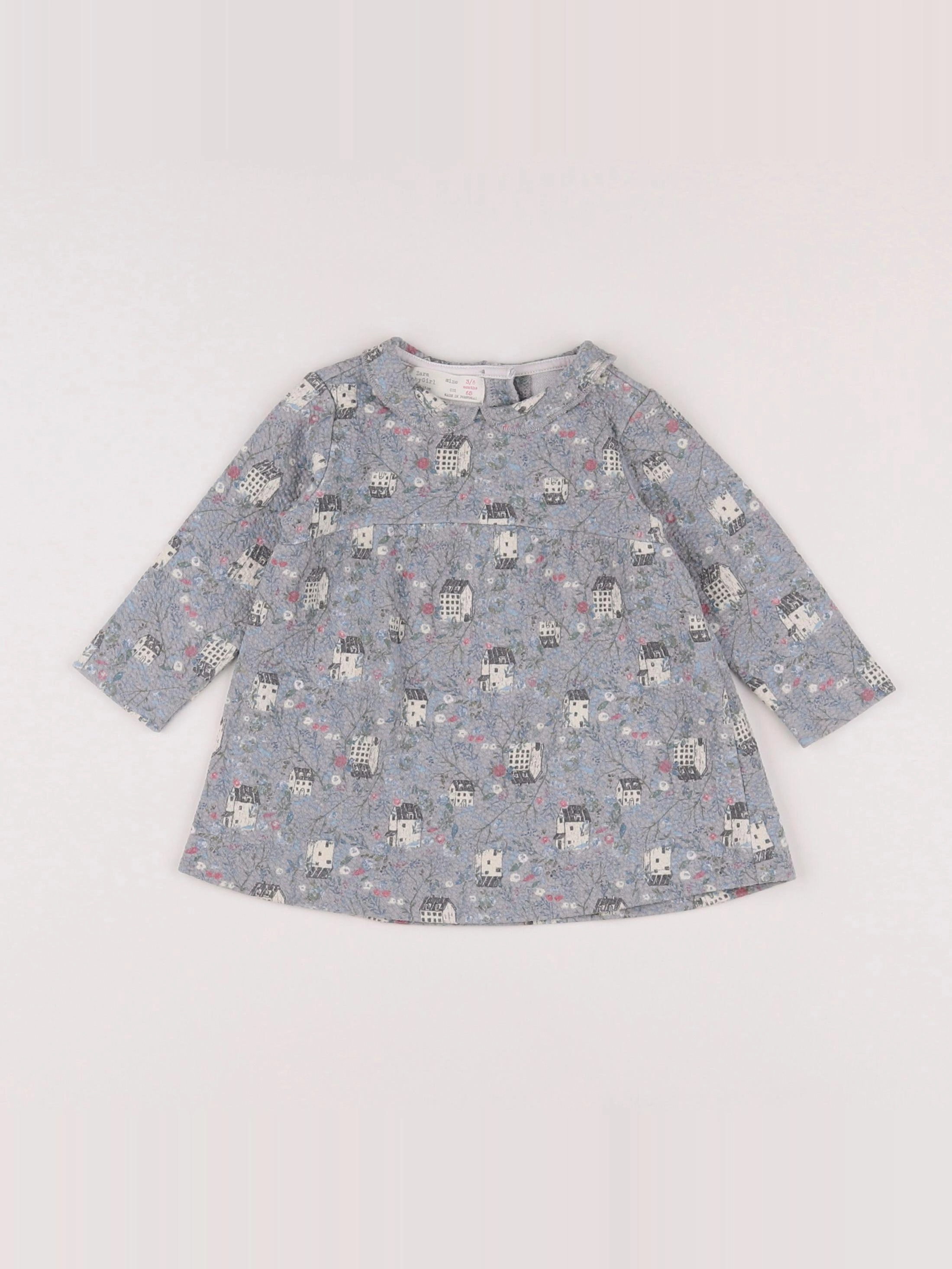 Zara - robe multicolore - 3/6 mois