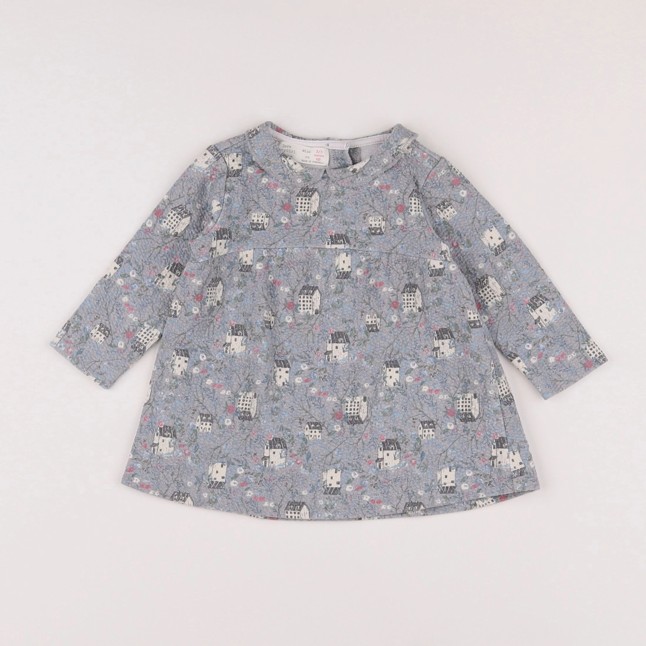 Zara - robe multicolore - 3/6 mois