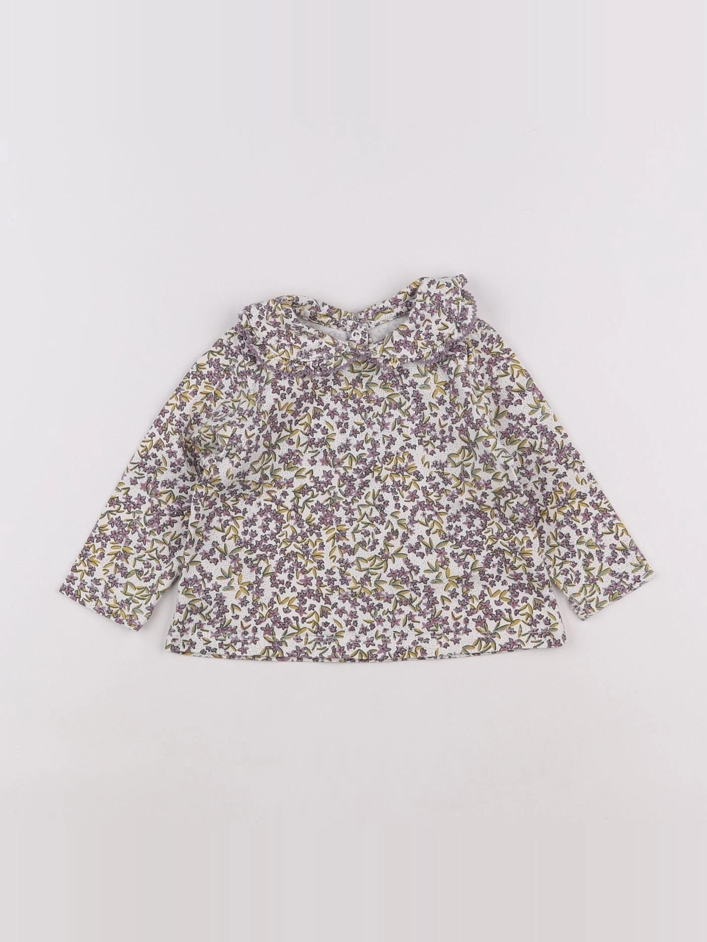 Boutchou - tee-shirt violet - 9 mois