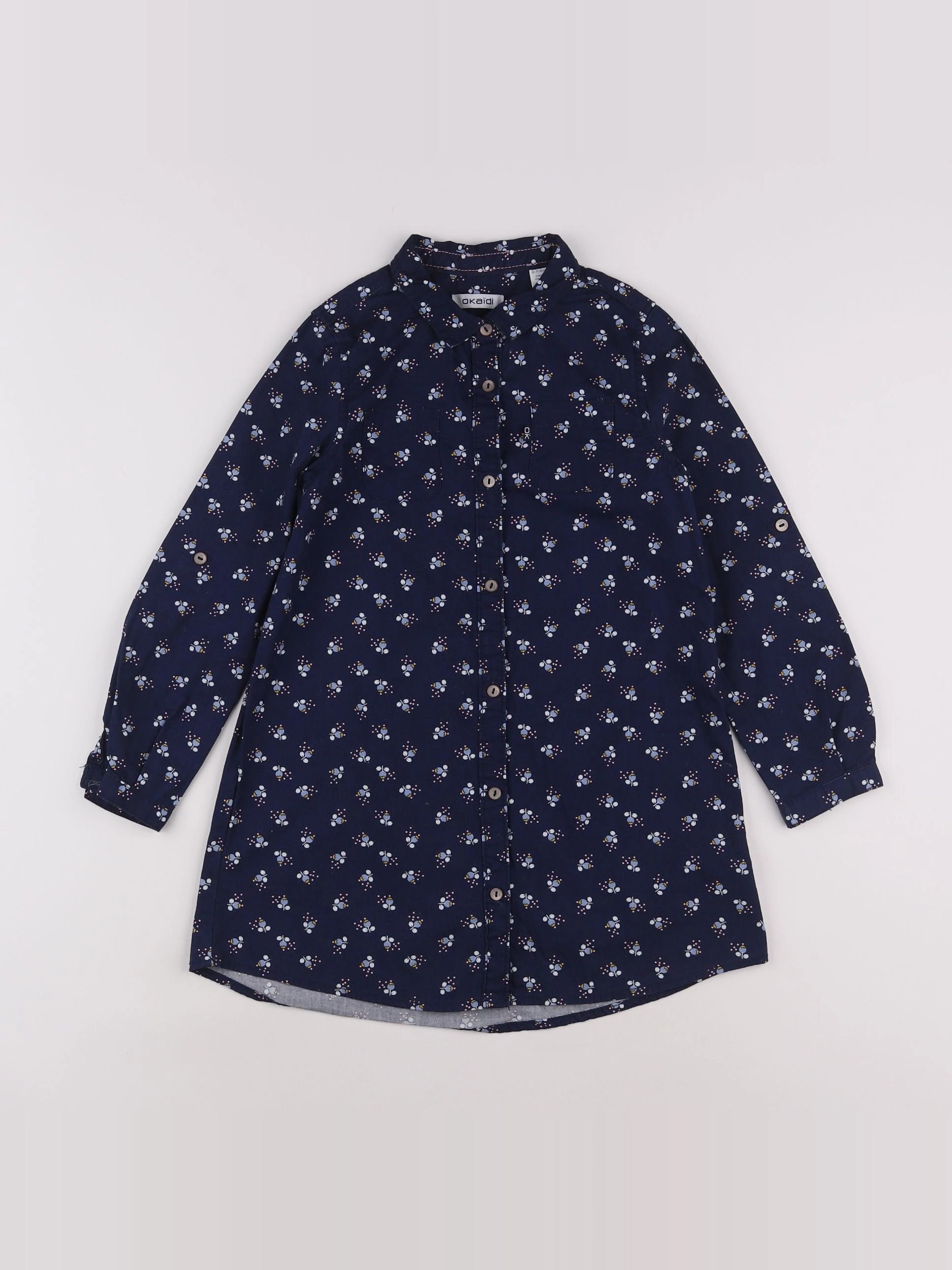 Okaidi - robe bleu - 6 ans
