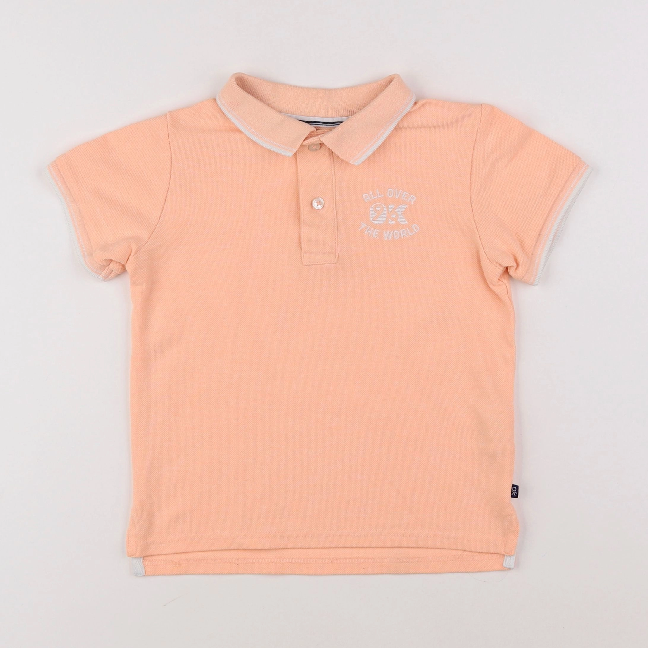 Okaidi - polo orange - 5 ans