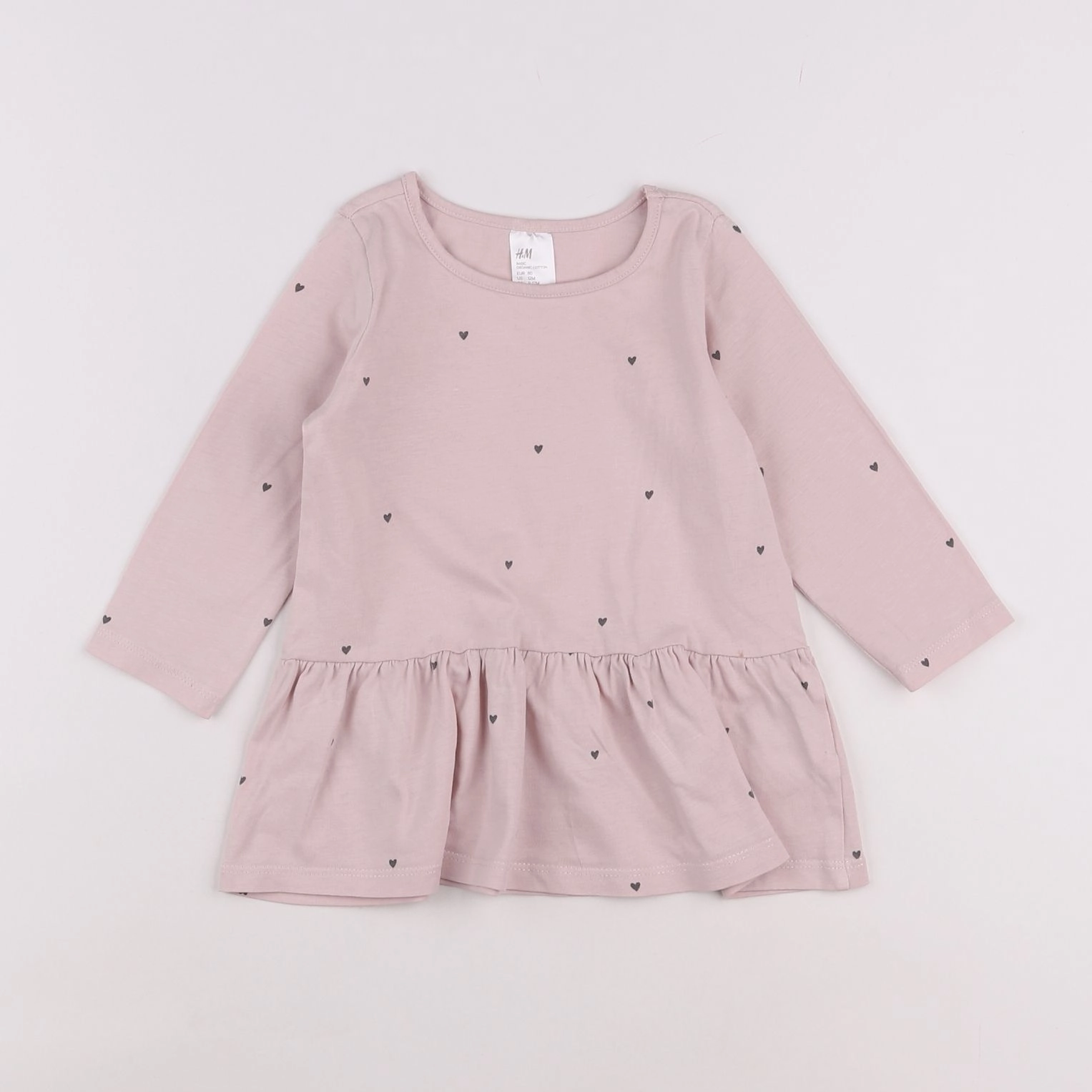 H&M - robe rose - 9/12 mois
