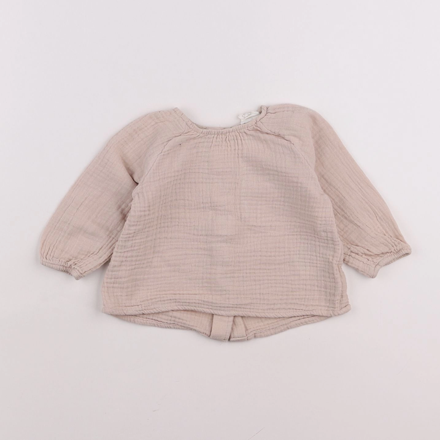 H&M - blouse rose - 3/6 mois