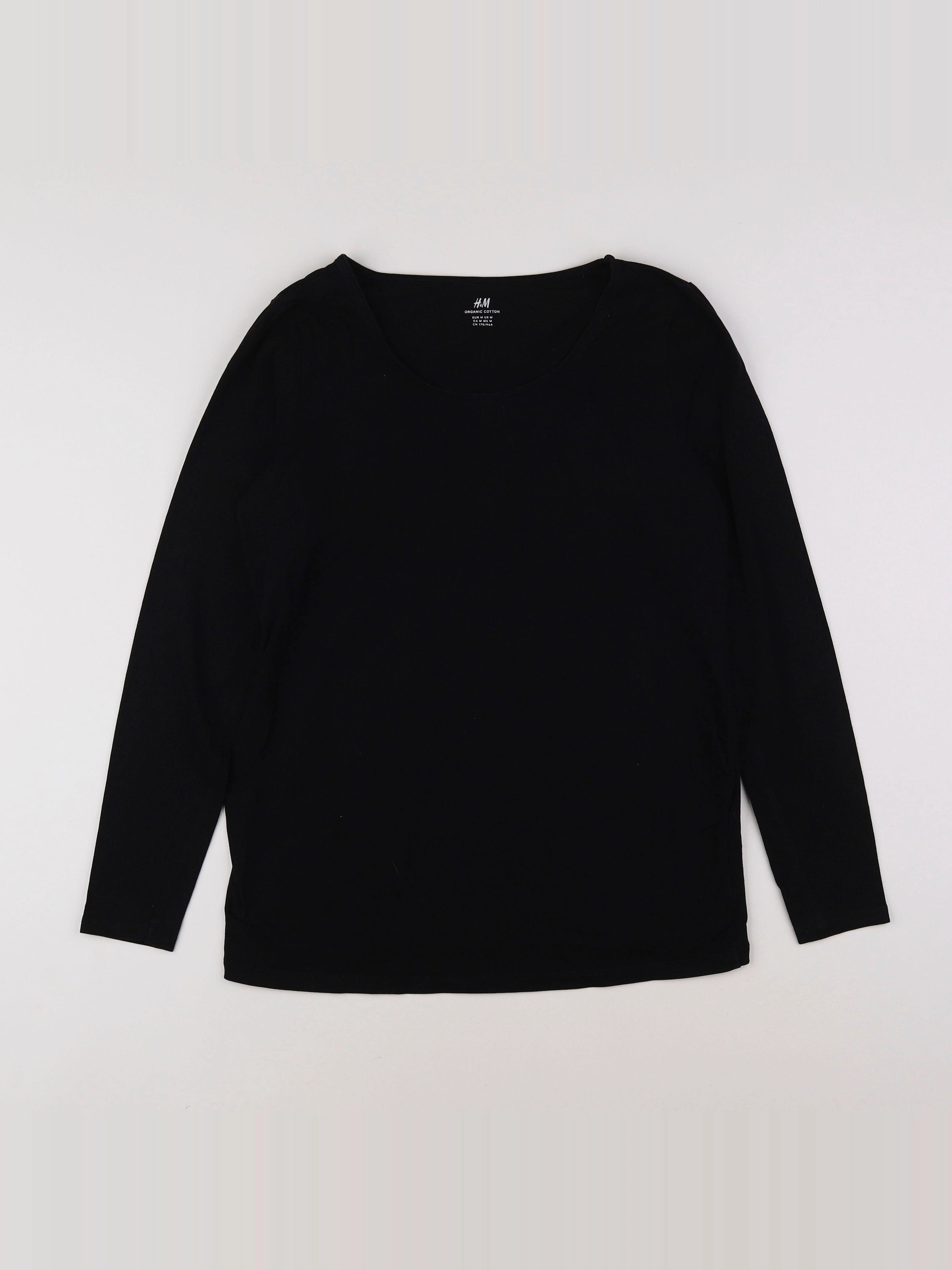 H&M - tee-shirt grossesse noir - 40 à 42
