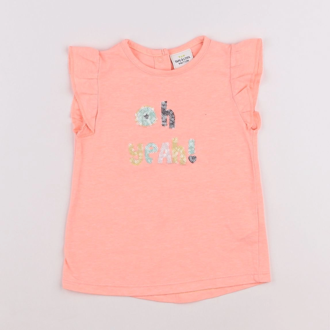 Tape à l'oeil - tee-shirt rose - 9 mois