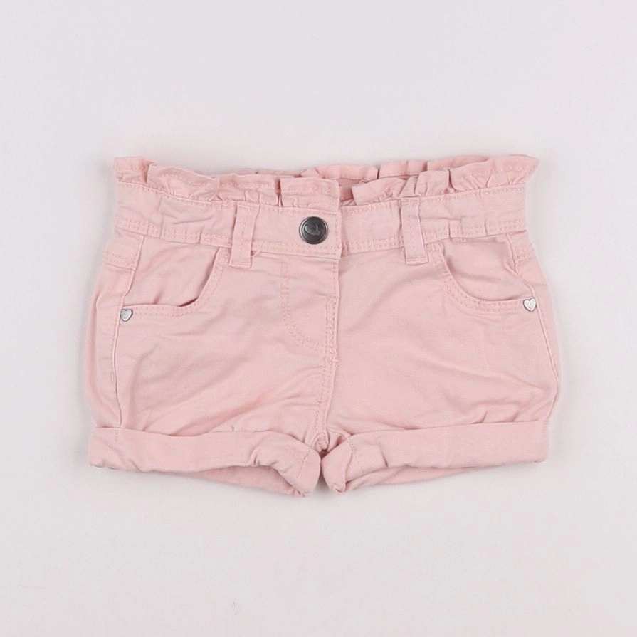 Tape à l'oeil - short rose - 6 mois
