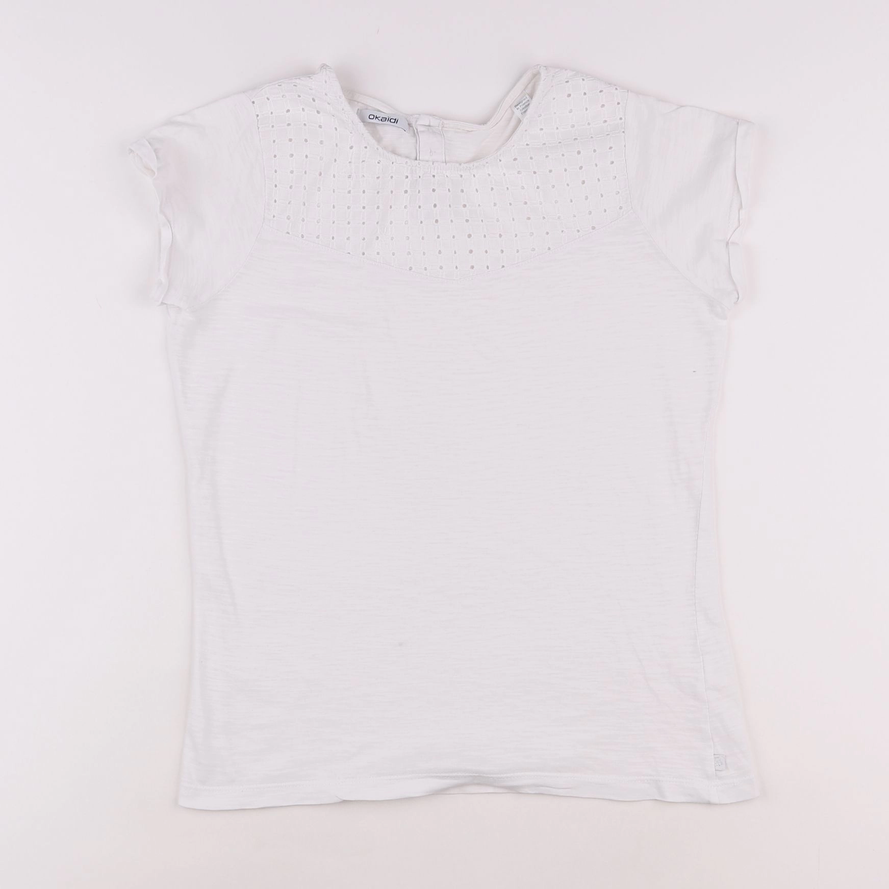 Okaidi - tee-shirt blanc - 14 ans
