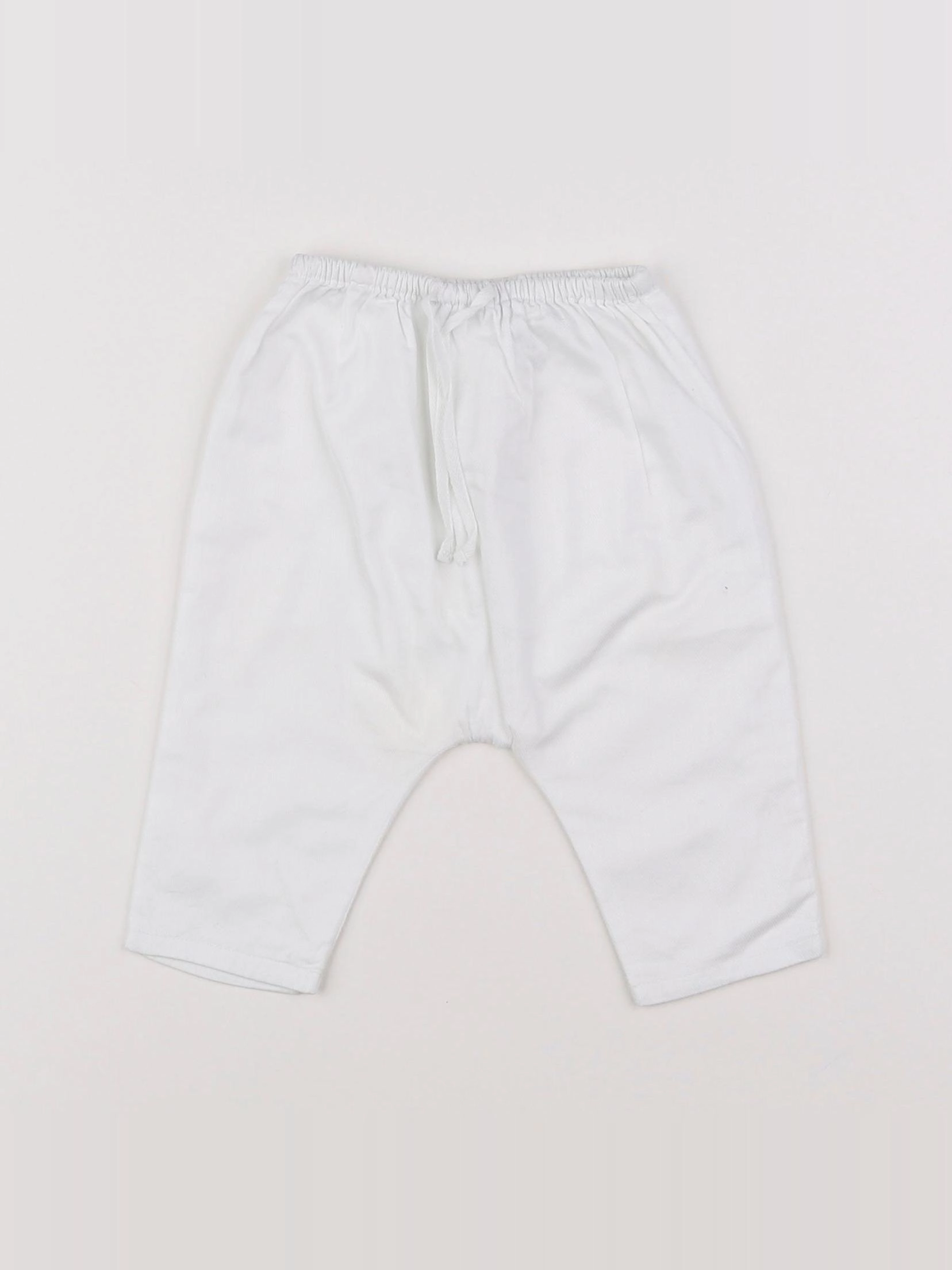 Boutchou - sarouel blanc - 3 mois