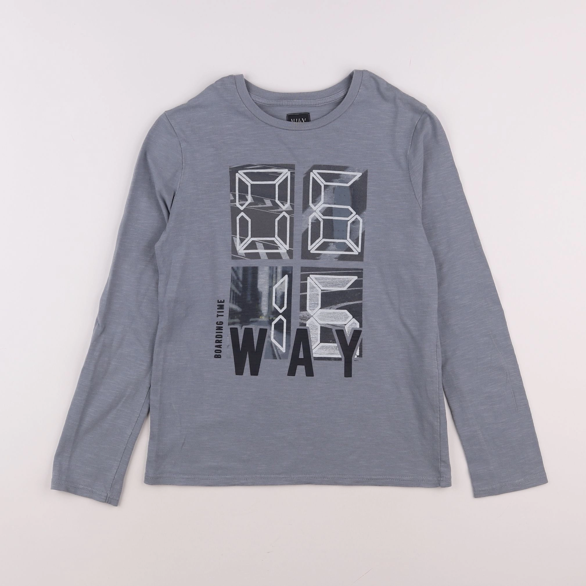 IKKS - tee-shirt bleu - 10 ans