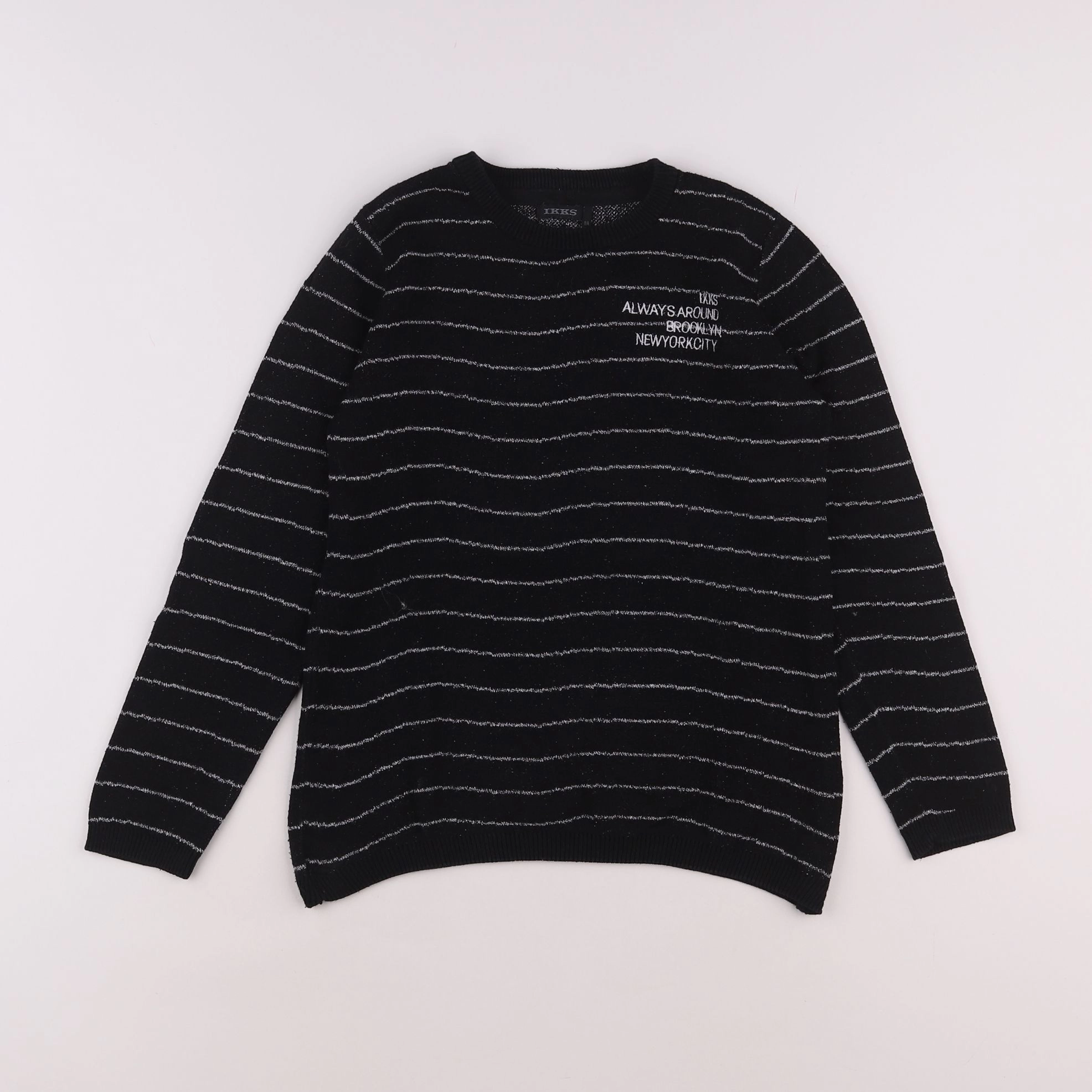 IKKS - pull noir - 8 ans