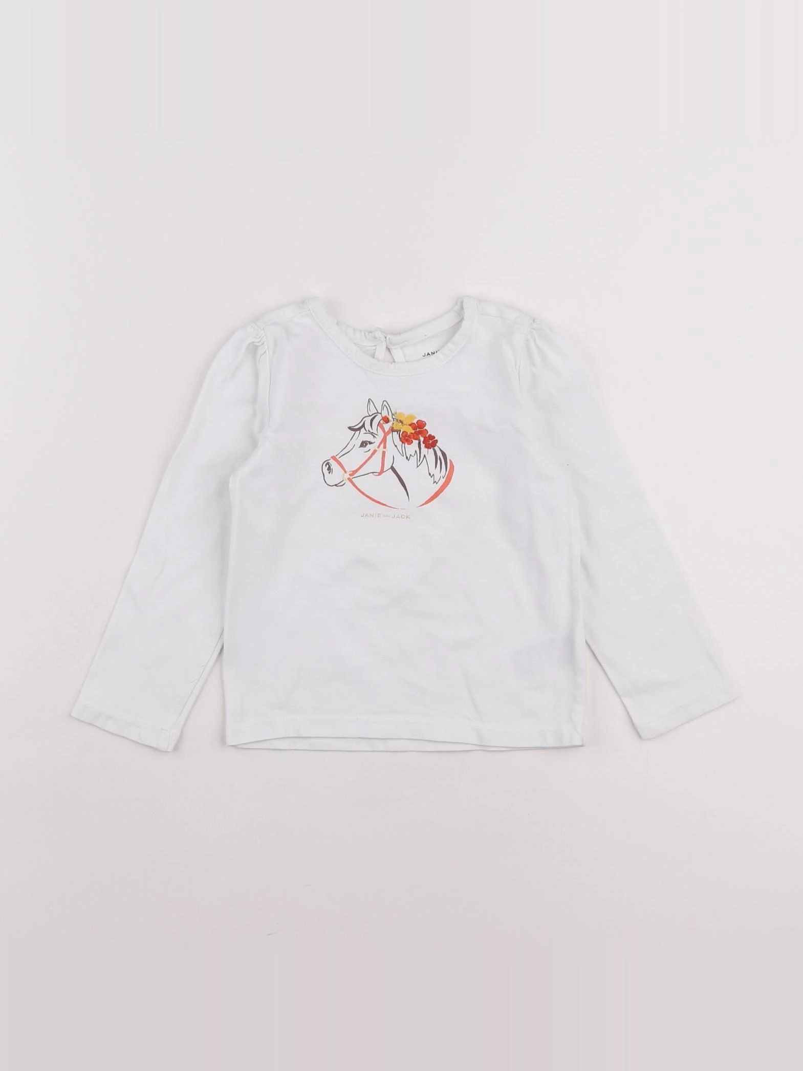 Janie and Jack - tee-shirt blanc - 18 mois à 2 ans