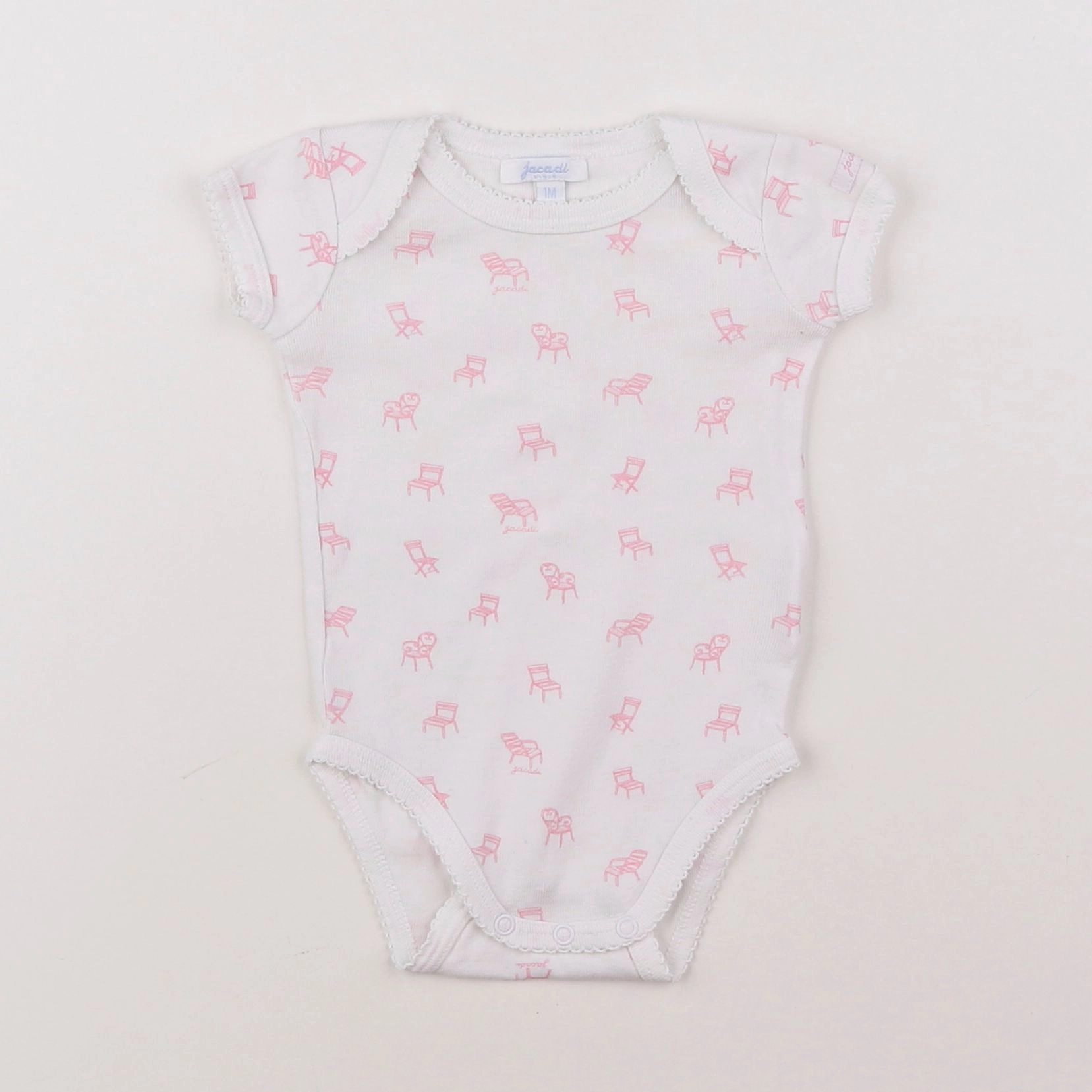 Jacadi - body blanc - 1 mois