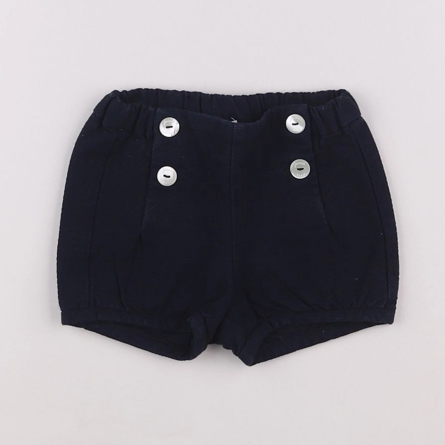 Jacadi - short bleu - 6 mois