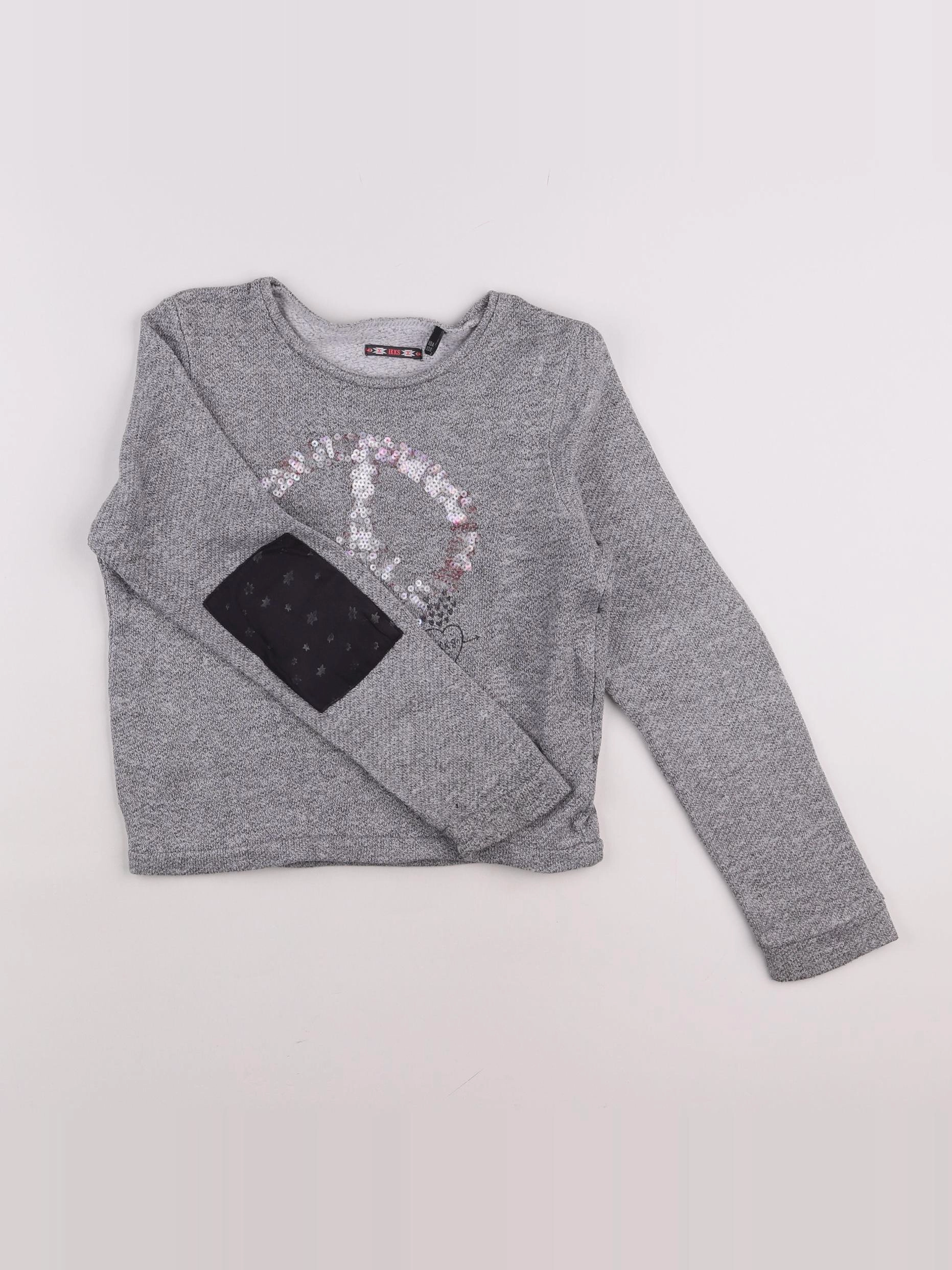 IKKS - pull gris - 10 ans