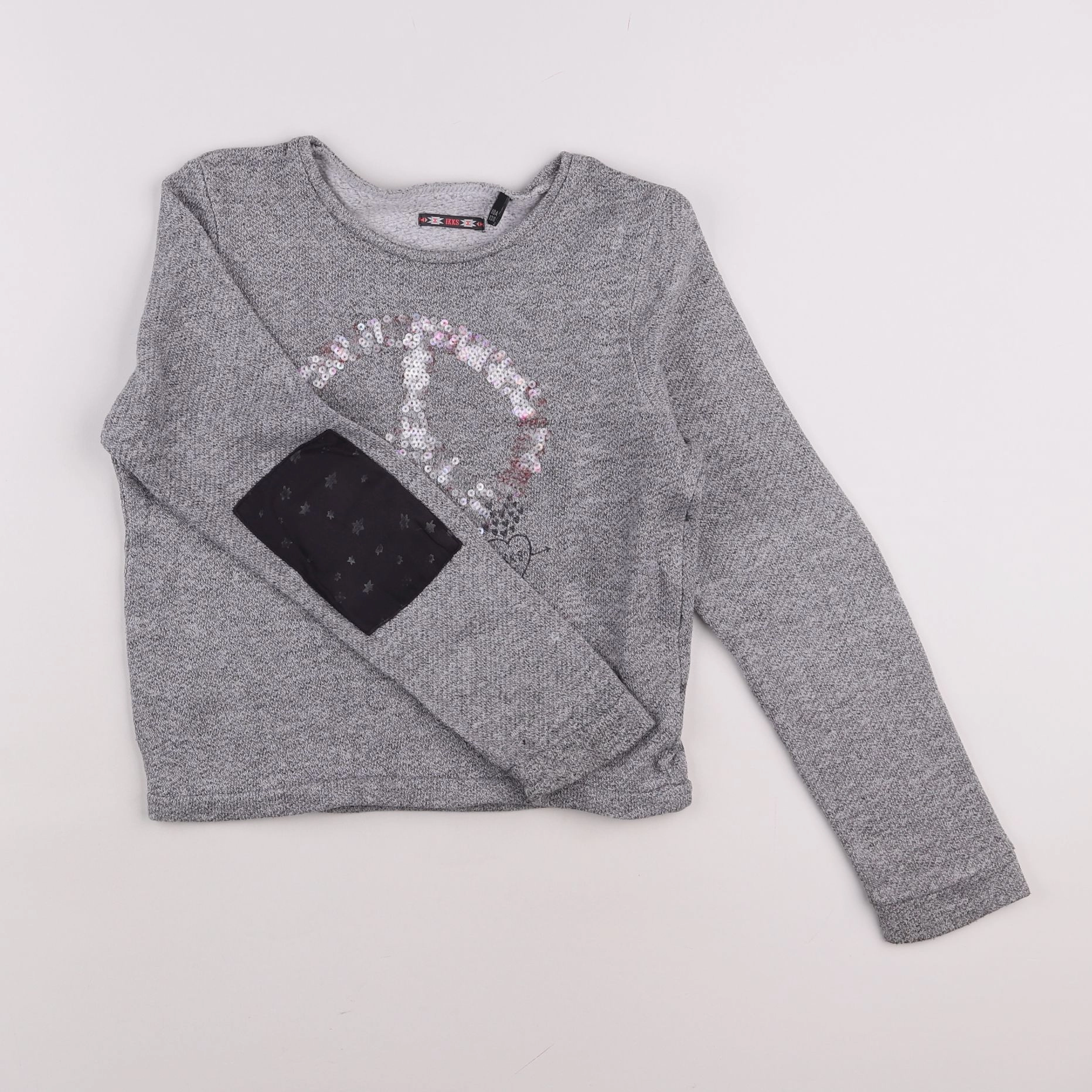 IKKS - pull gris - 10 ans