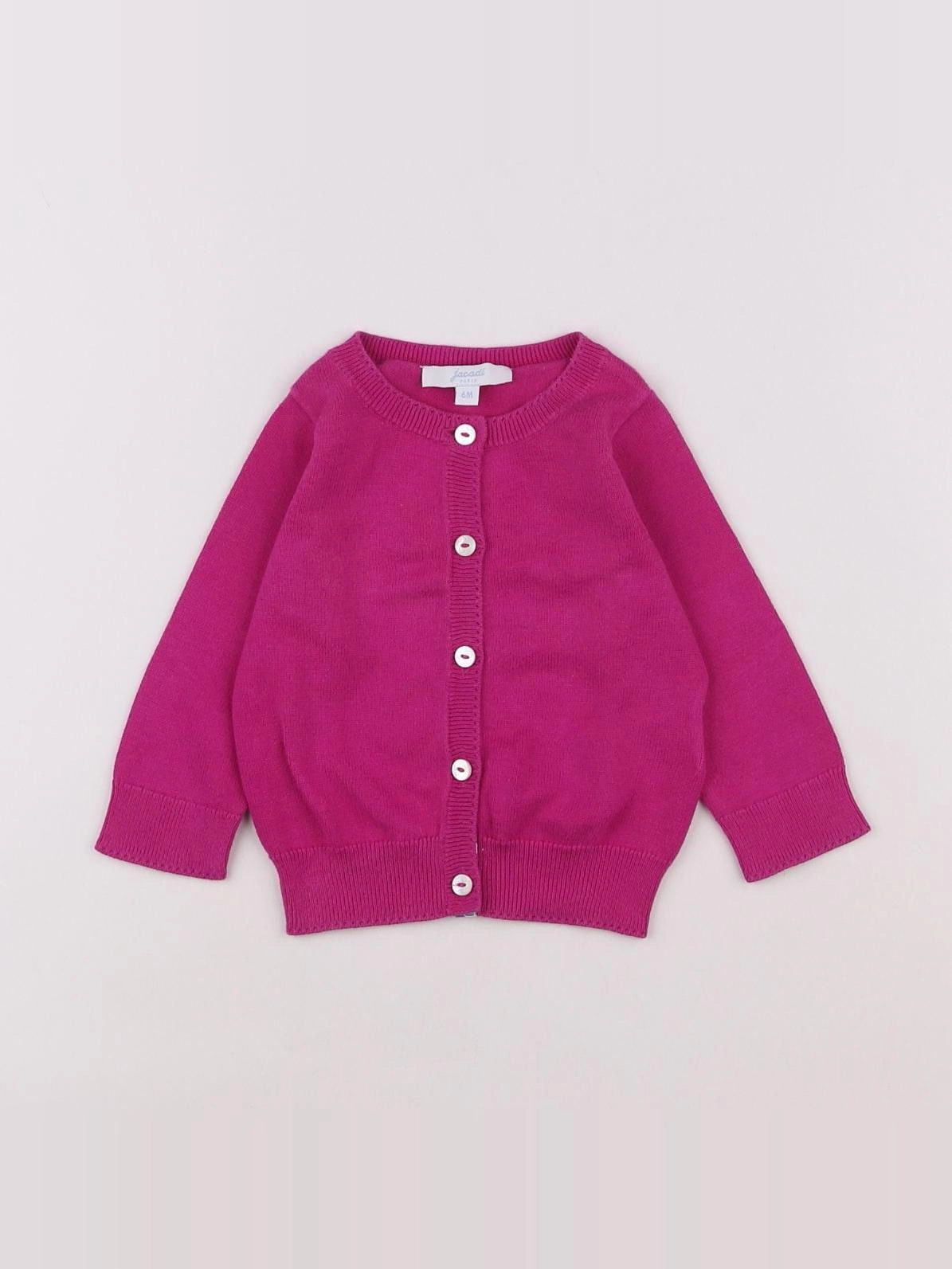 Jacadi - gilet rose - 6 mois