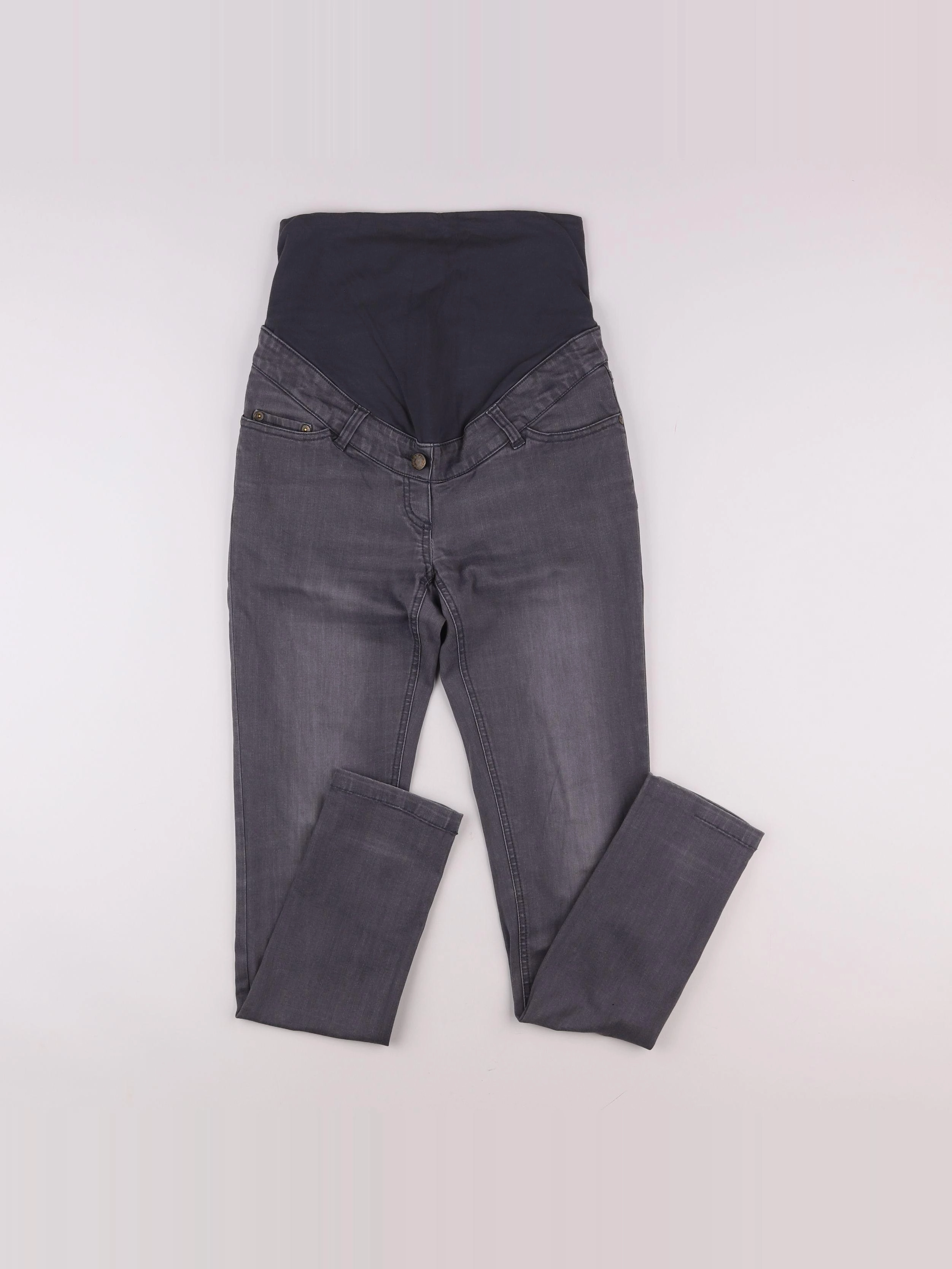 Vertbaudet - jean grossesse gris - 36