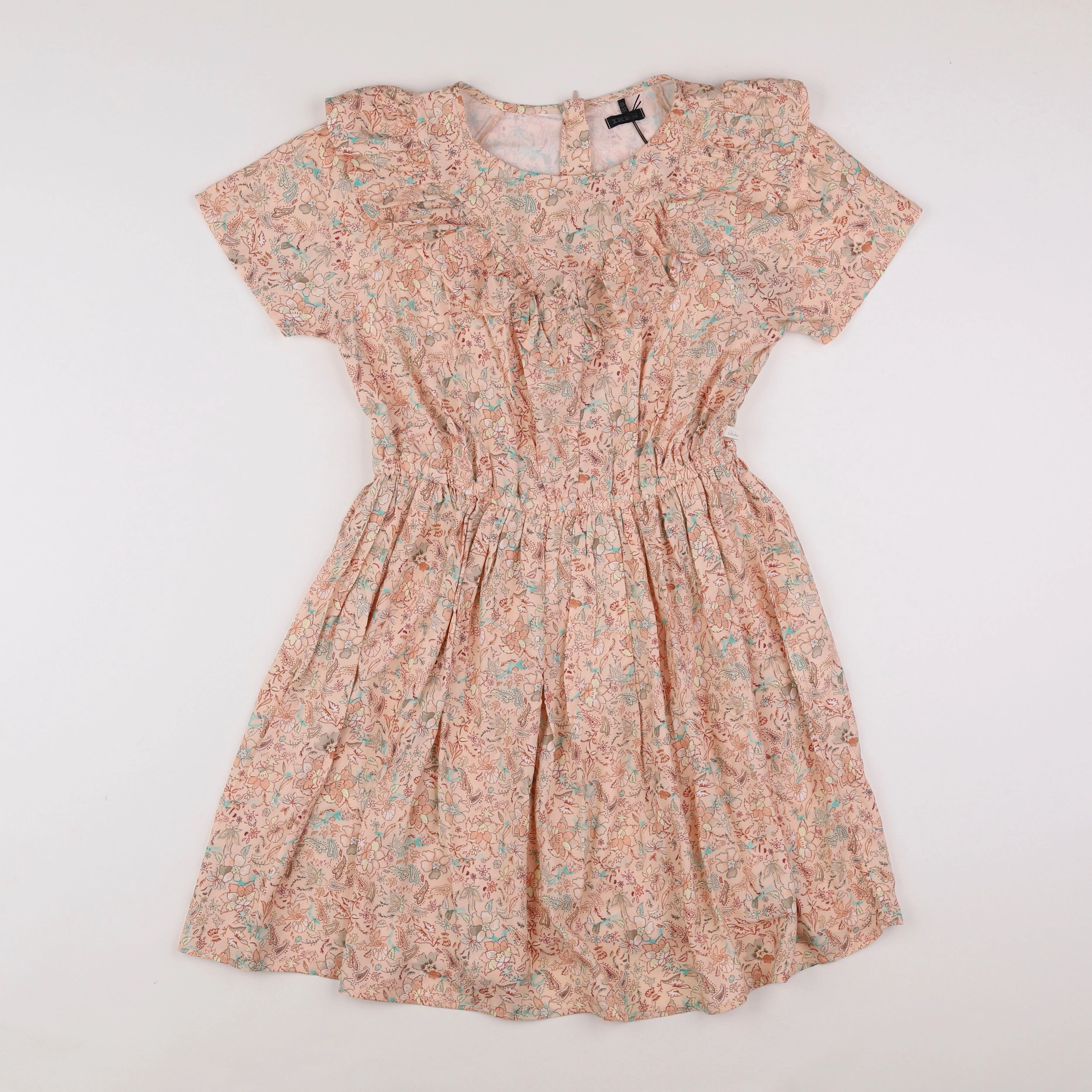 IKKS - robe orange - 12 ans