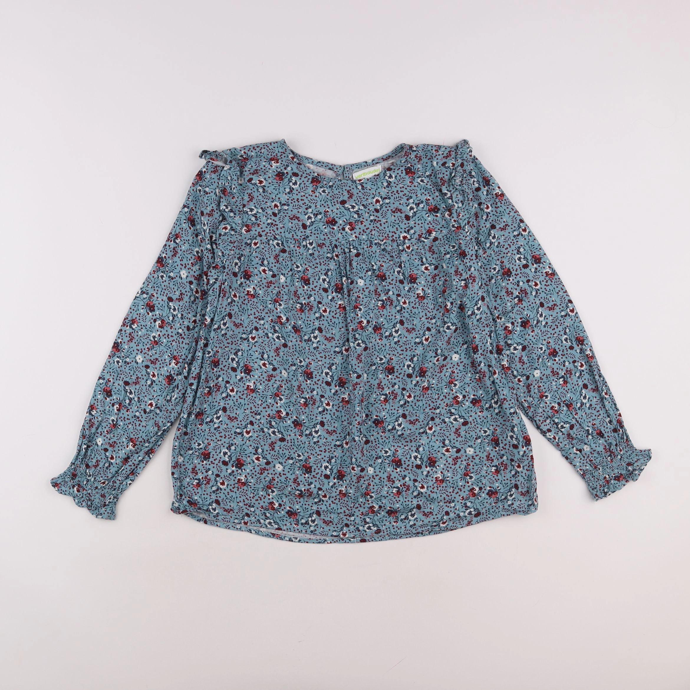 Vertbaudet - blouse bleu - 10 ans