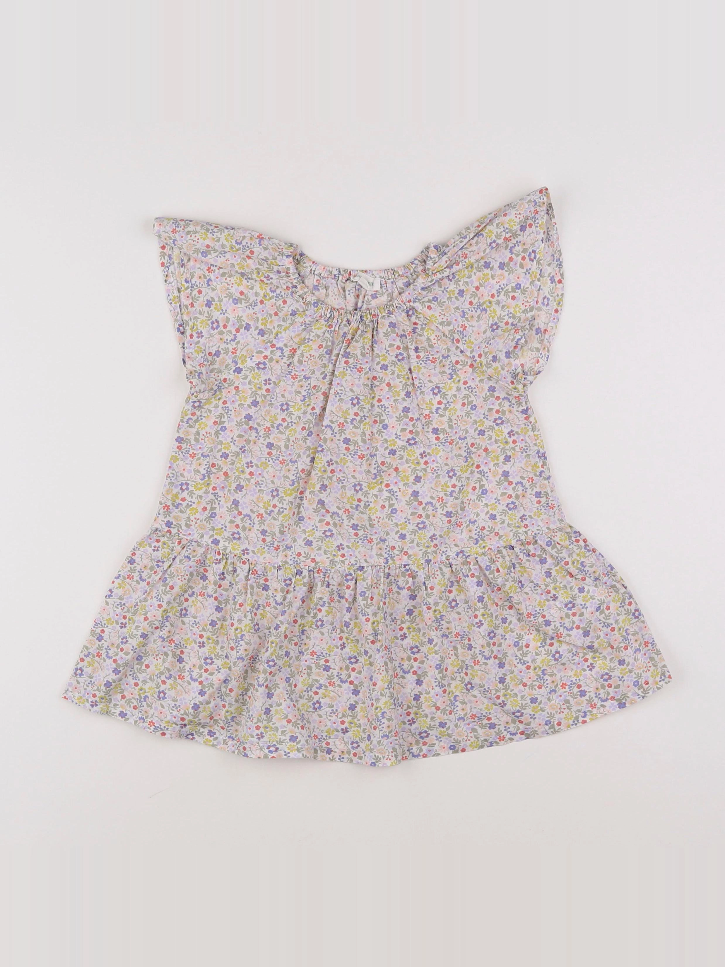 Vertbaudet - robe multicolore - 18 mois