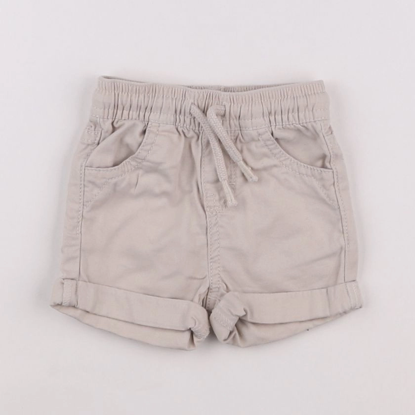 Vertbaudet - short marron - 3 mois