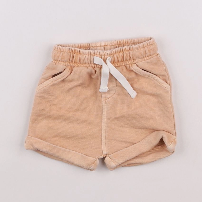Vertbaudet - short orange - 3 mois