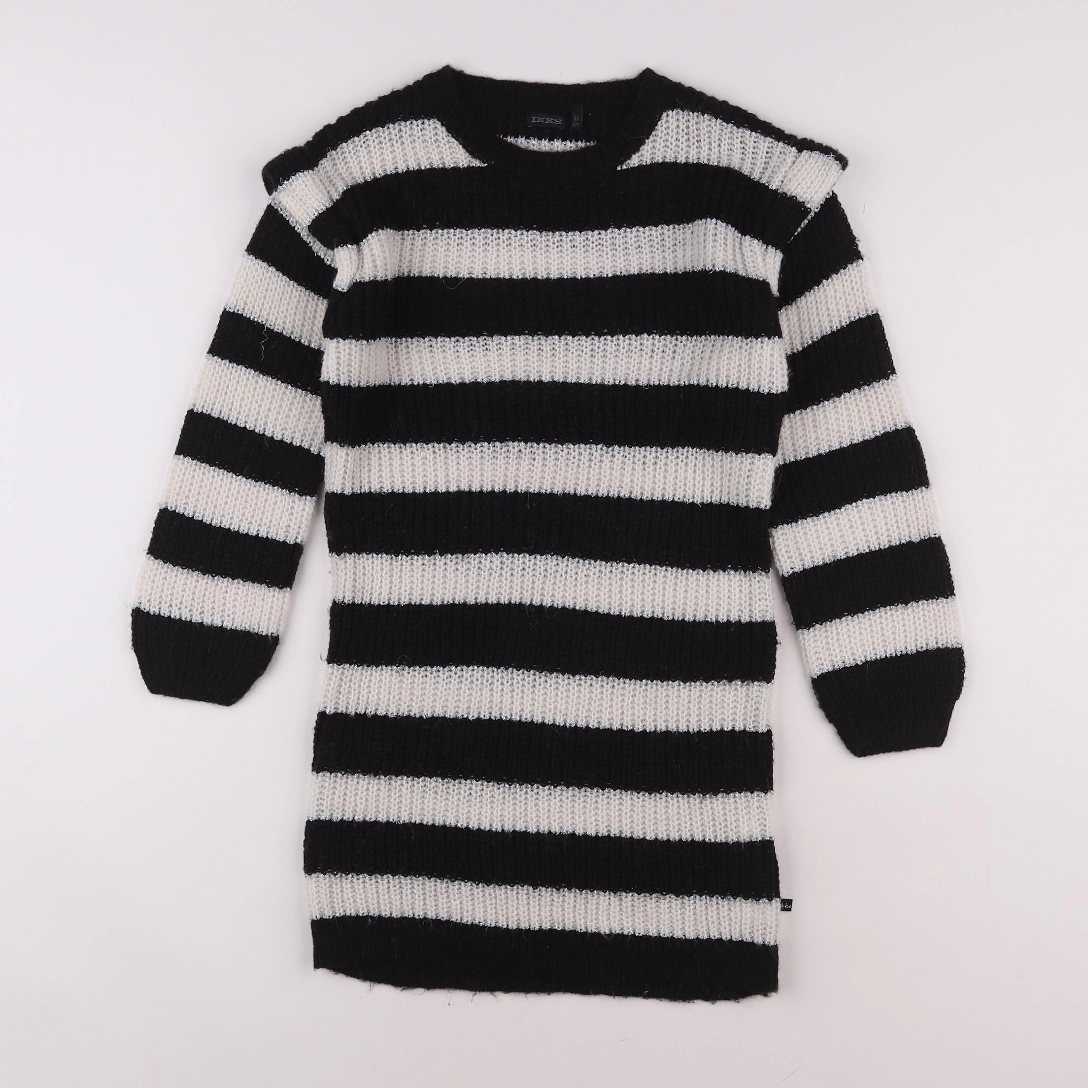 IKKS - robe blanc, noir - 8 ans
