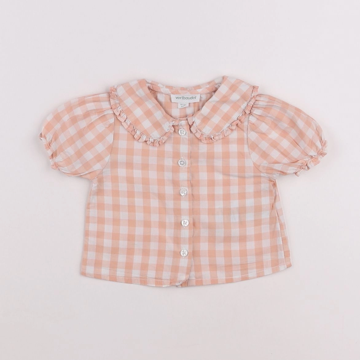 Vertbaudet - blouse rose - 3 mois