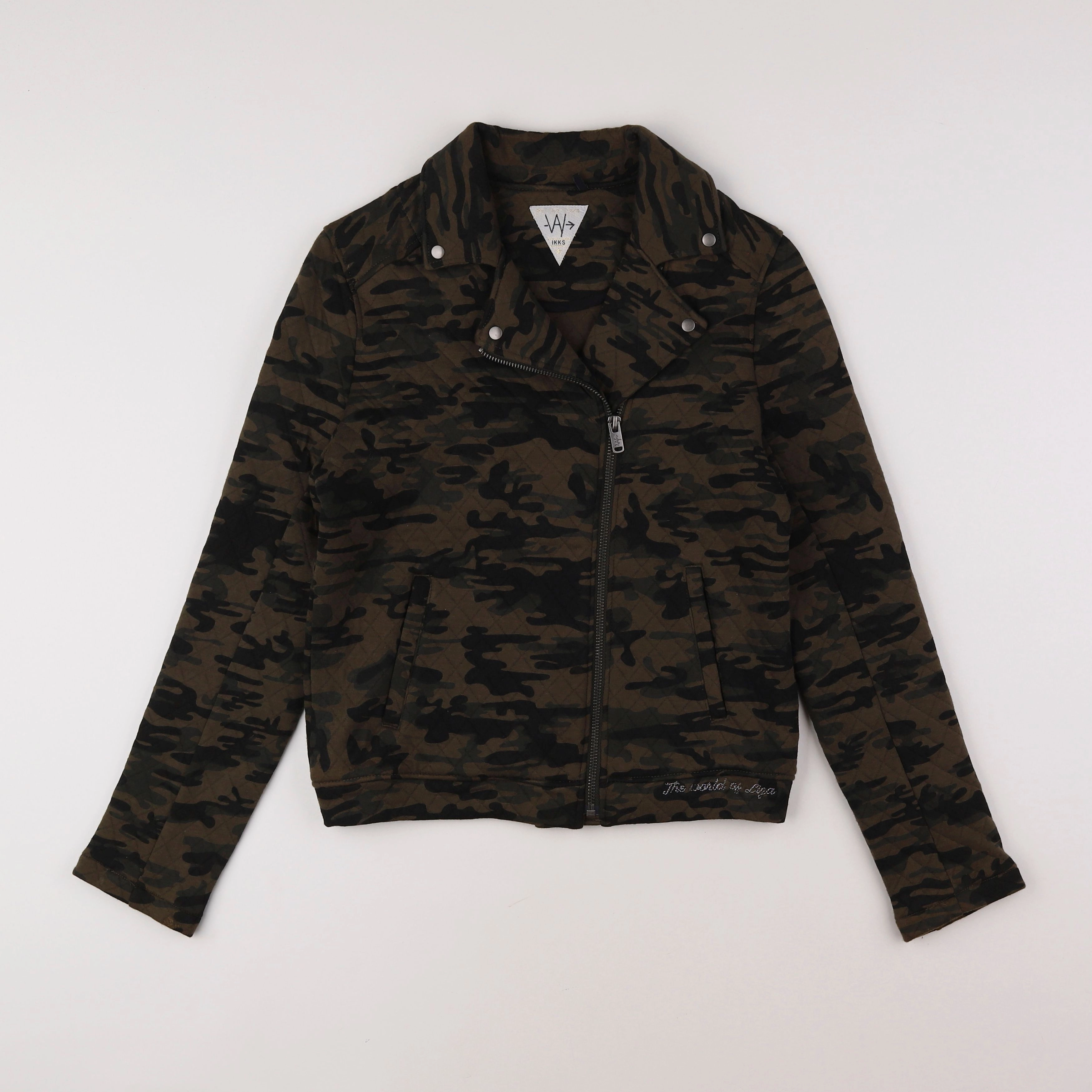 IKKS - veste marron, noir - 14 ans