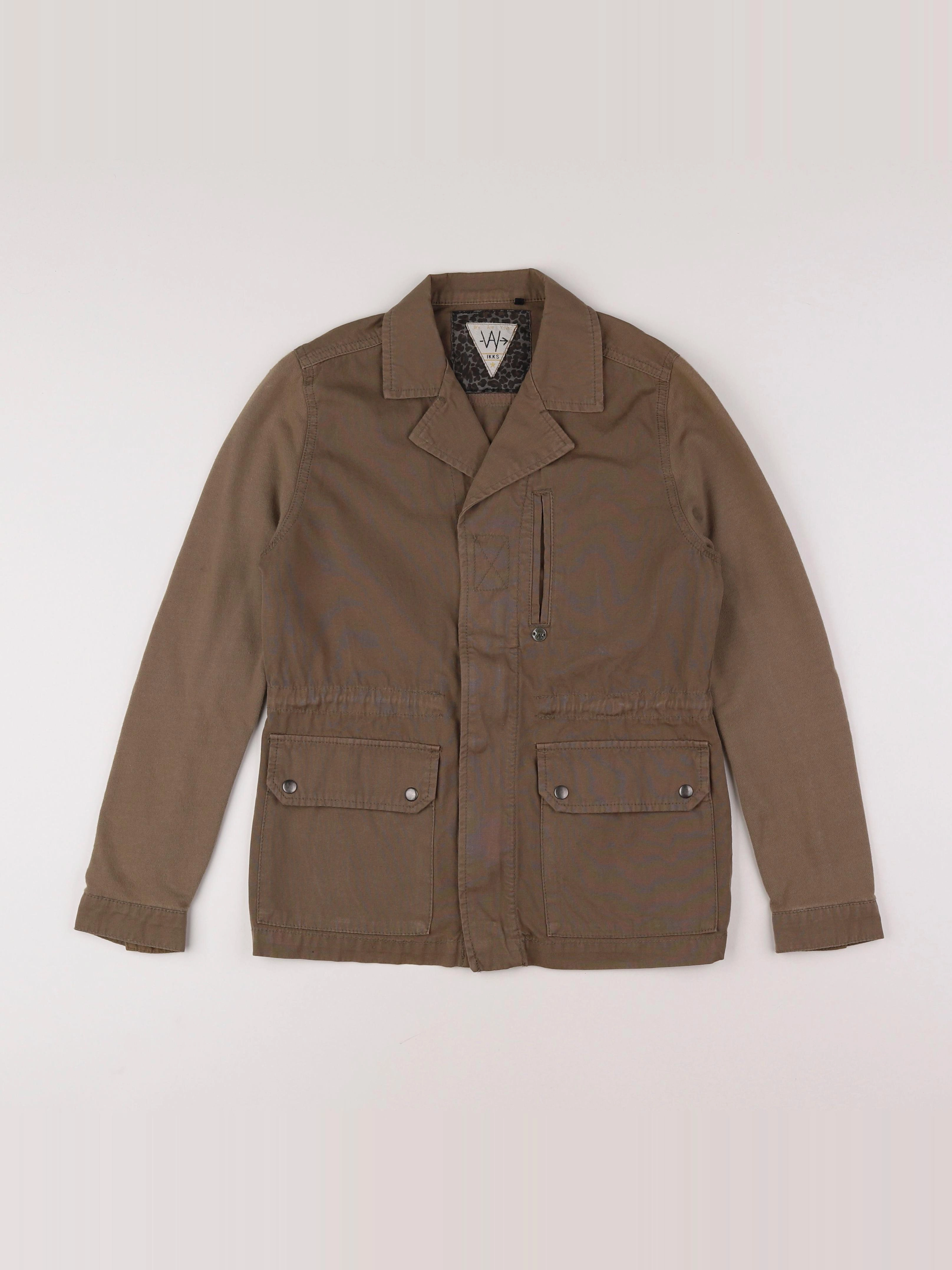 IKKS - veste imprimé au dos marron - 10 ans