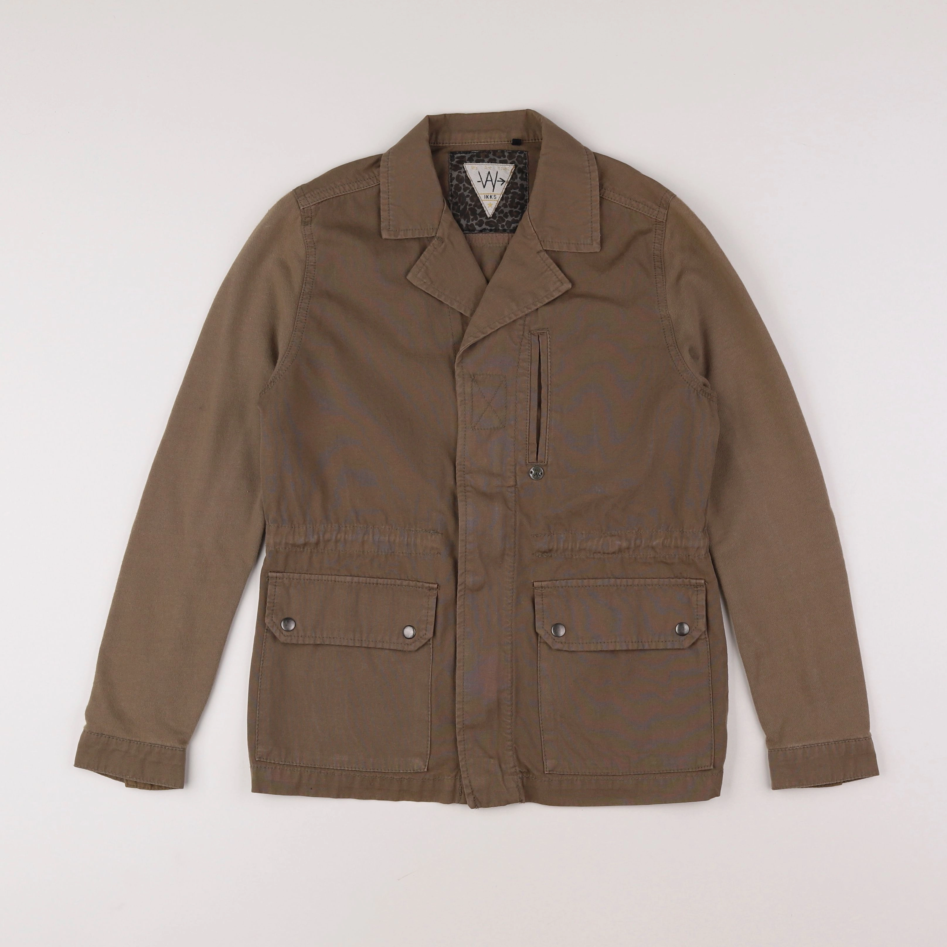 IKKS - veste imprimé au dos marron - 10 ans