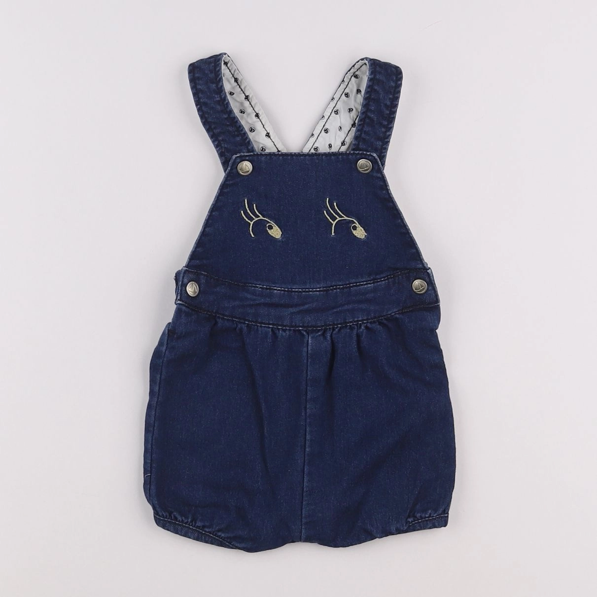 Petit Bateau - combinaison bleu - 3 mois