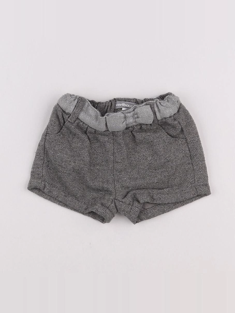 Vertbaudet - short gris - 3 mois