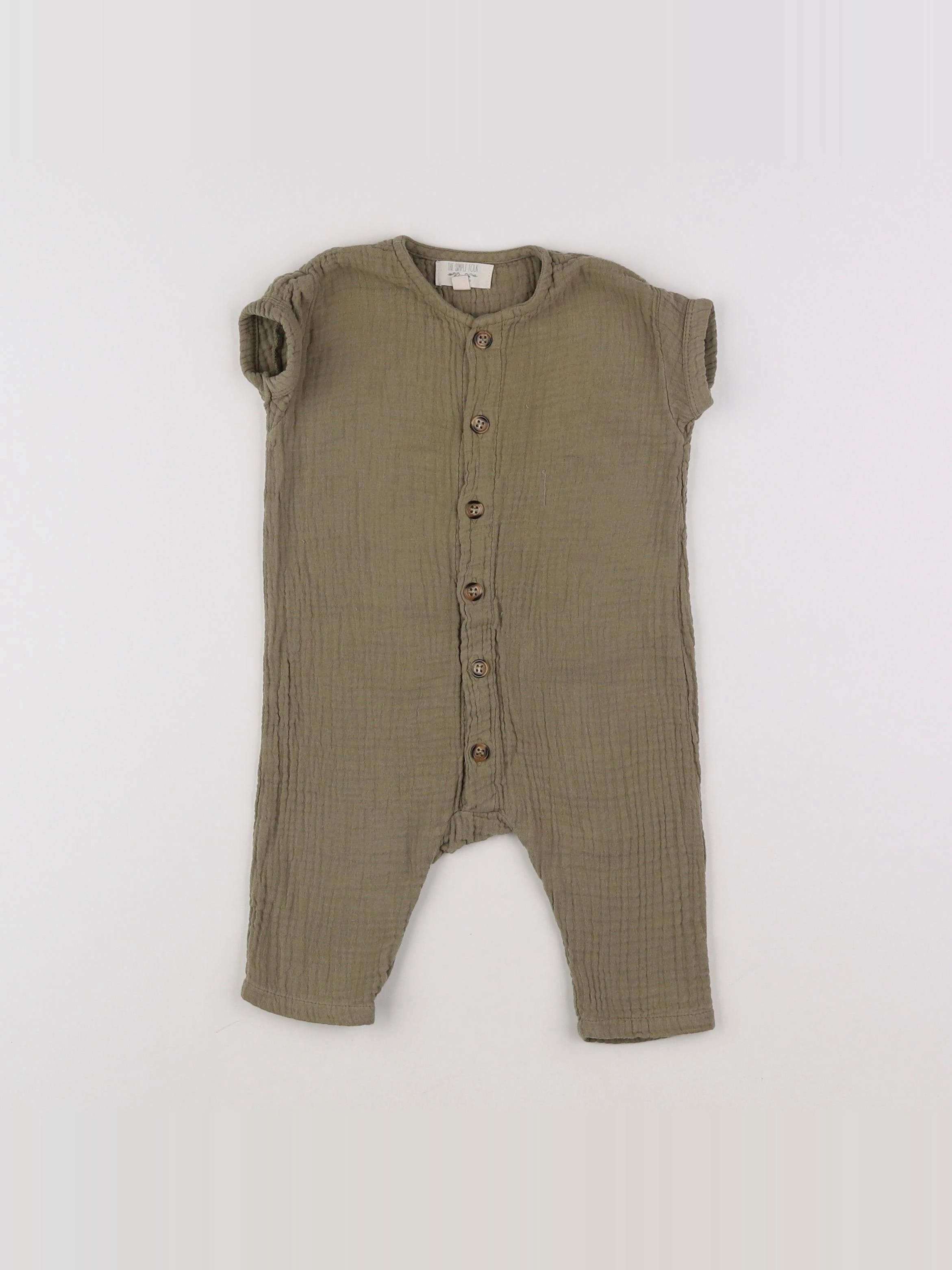 The Simple Folk - combinaison vert - 3/6 mois