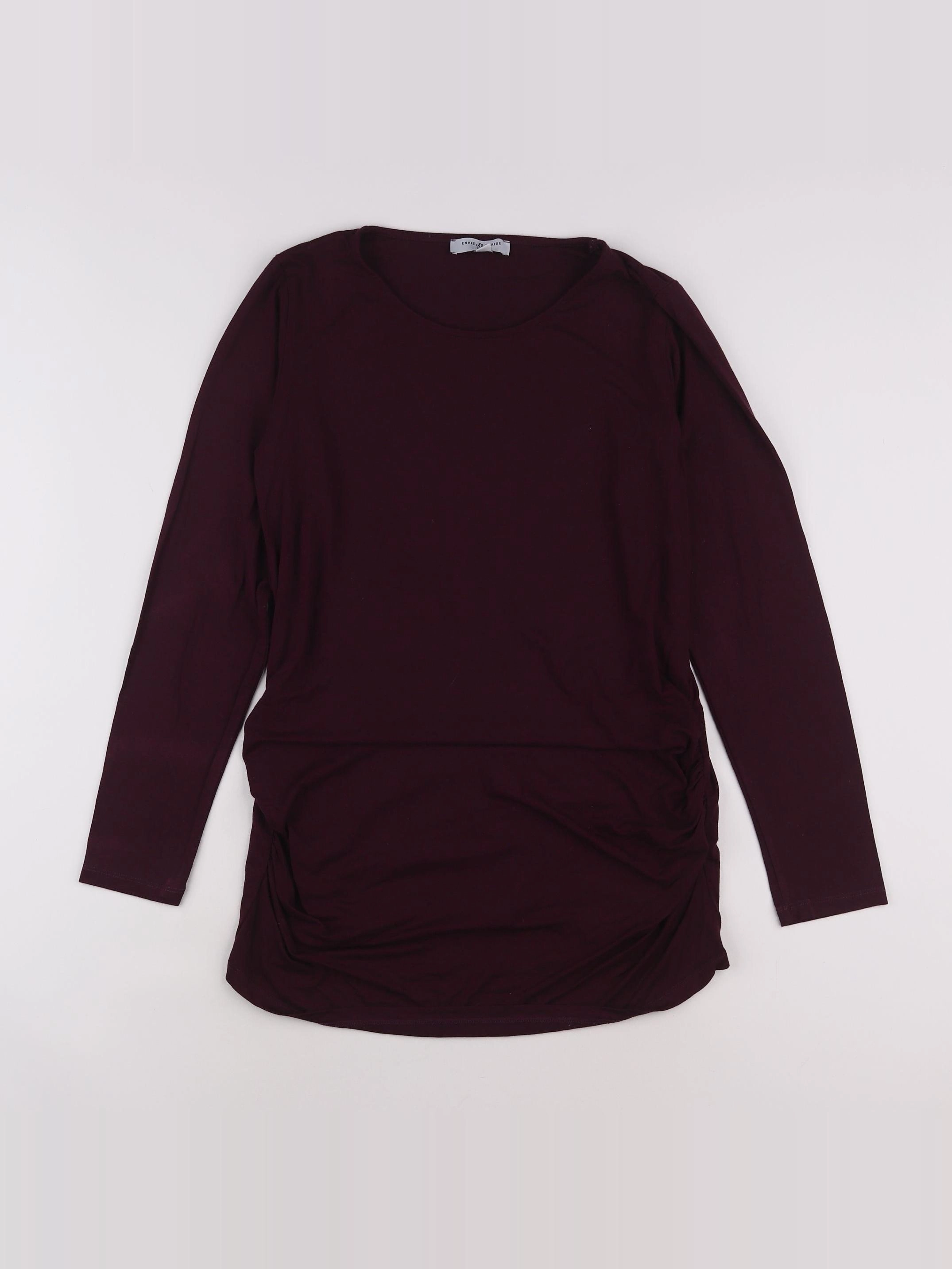 Envie de fraise - tee-shirt grossesse violet - 38 à 40