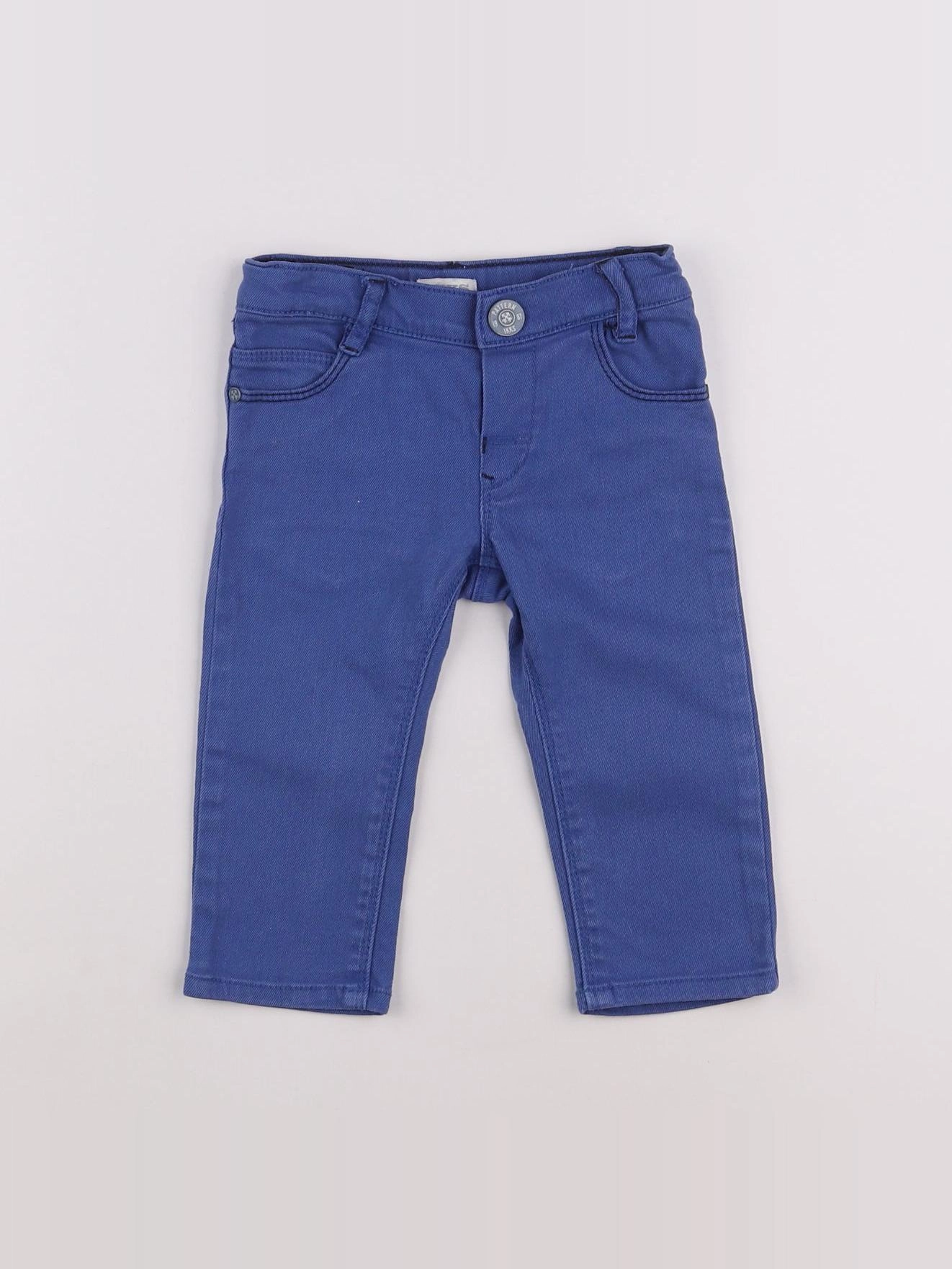 IKKS - pantalon bleu - 12 mois