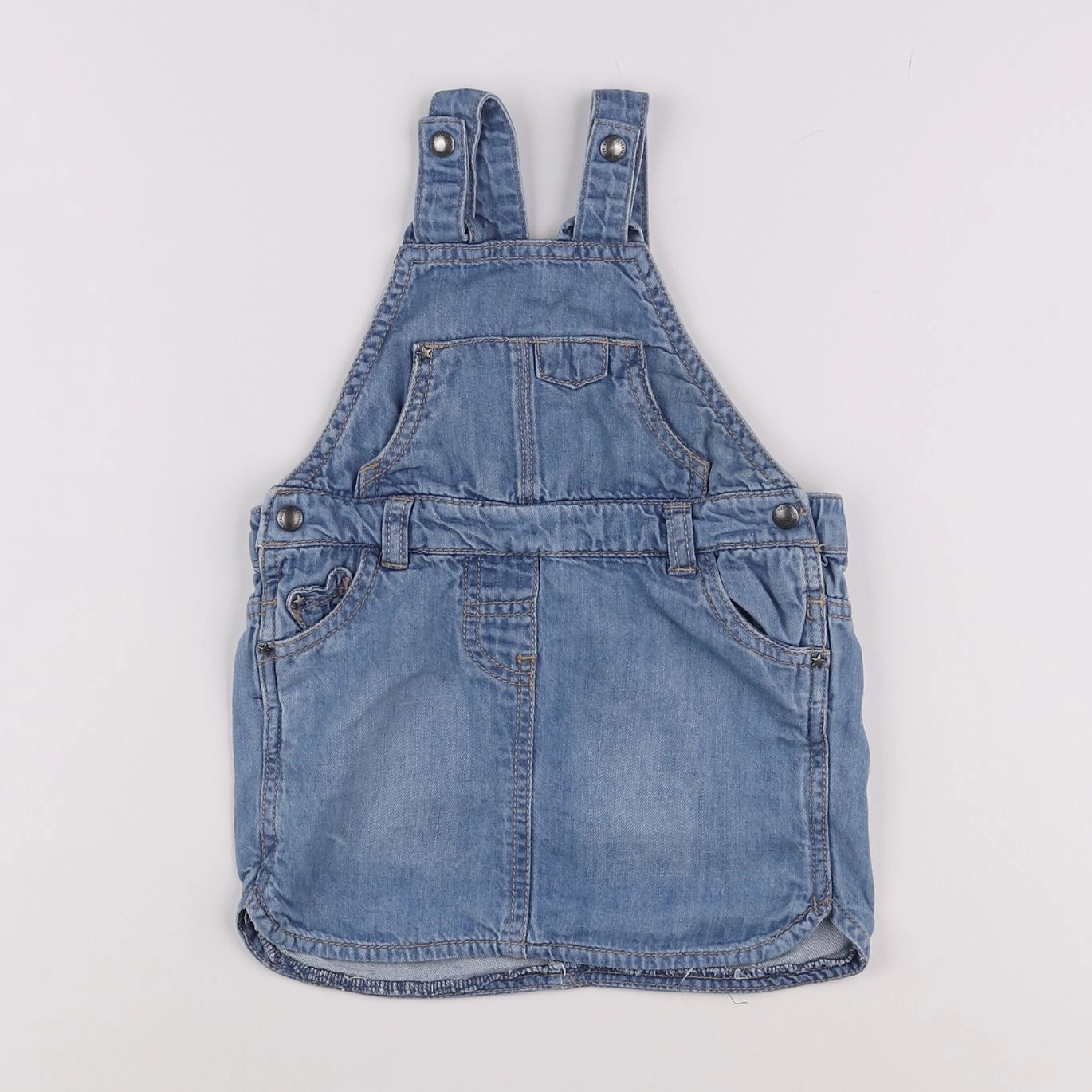 Vertbaudet - robe bleu - 18 mois