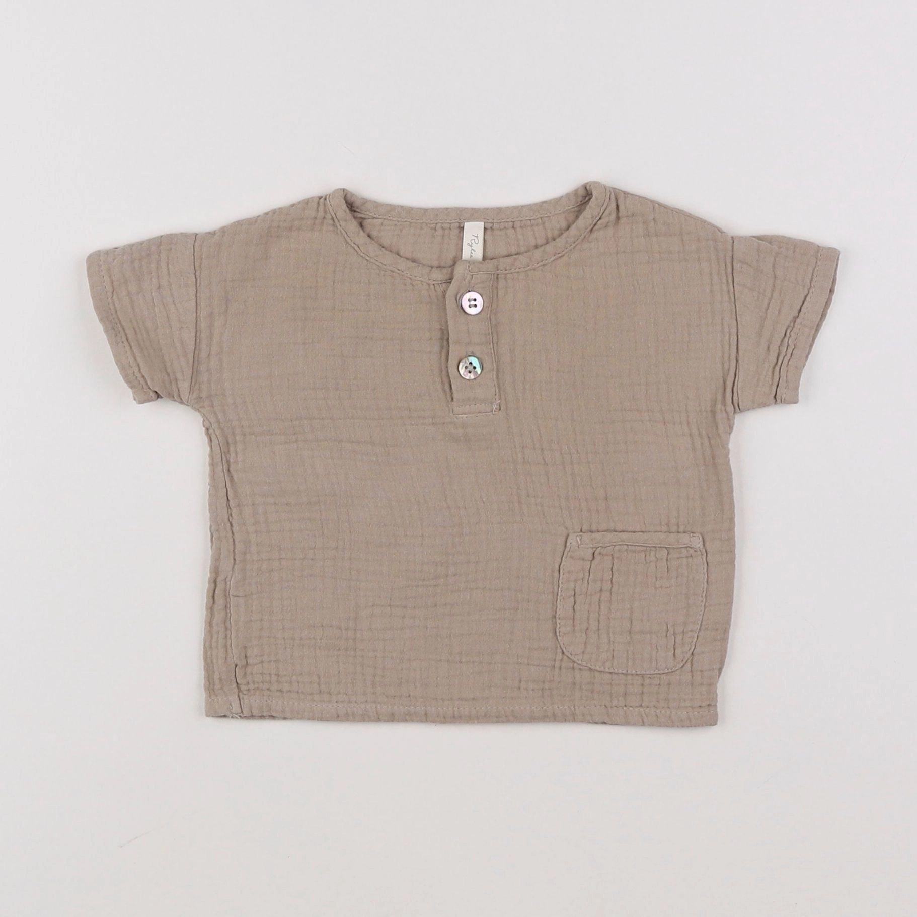 Rylee + Cru - tee-shirt marron - 3/6 mois