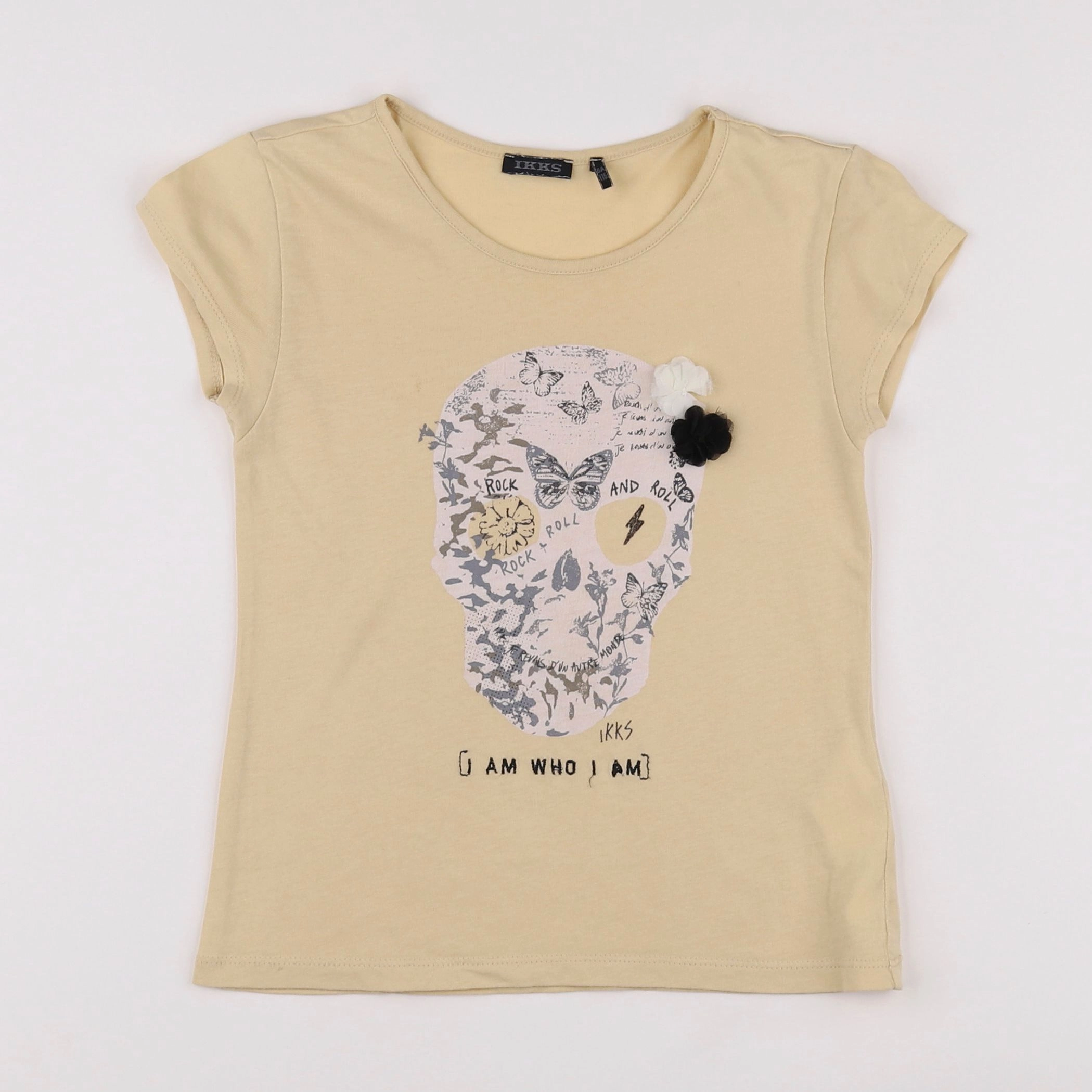 IKKS - tee-shirt jaune - 6 ans