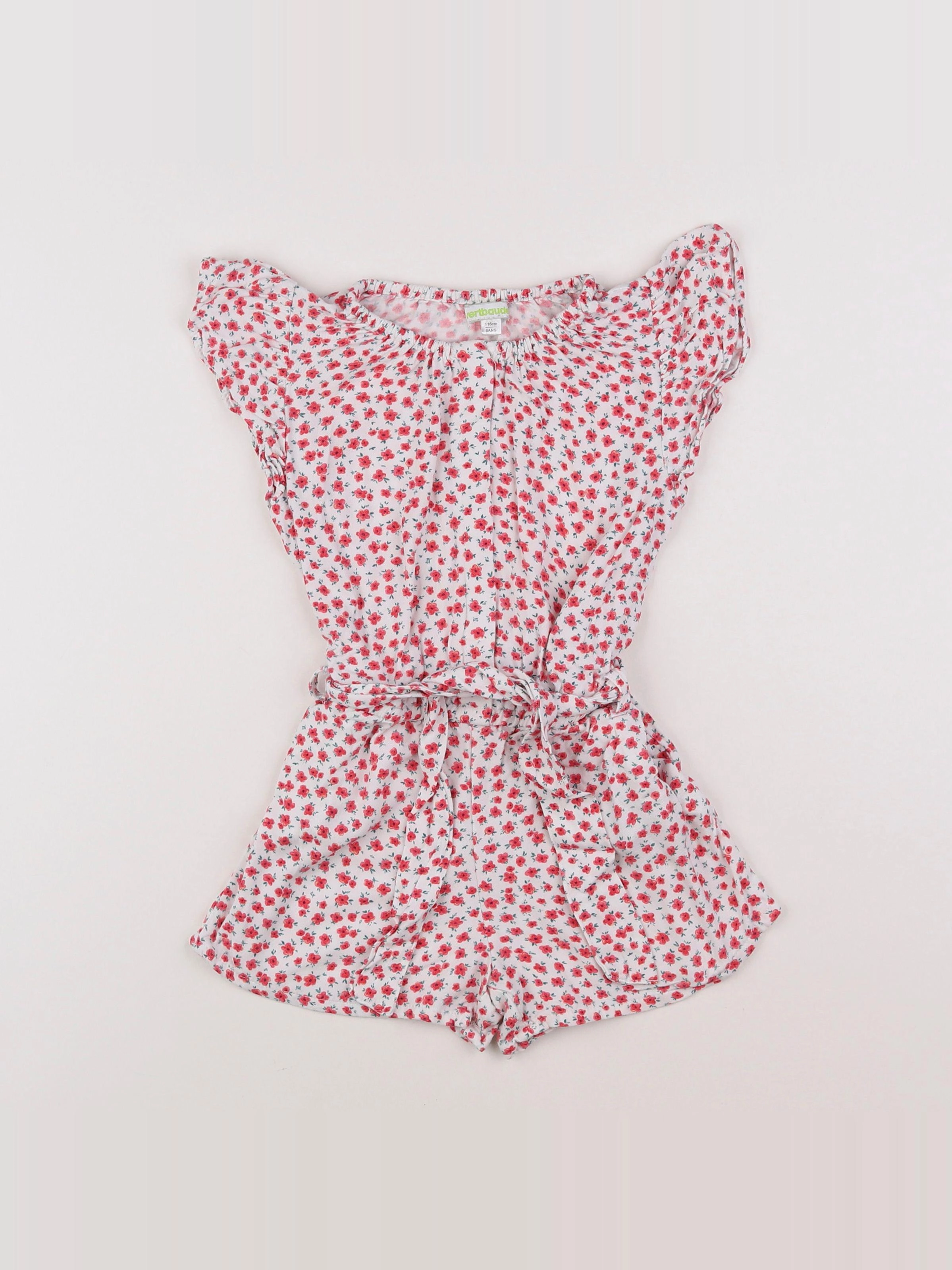Vertbaudet - combinaison rose - 6 ans