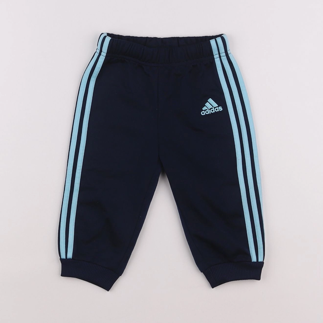 Adidas - jogging bleu - 6/9 mois