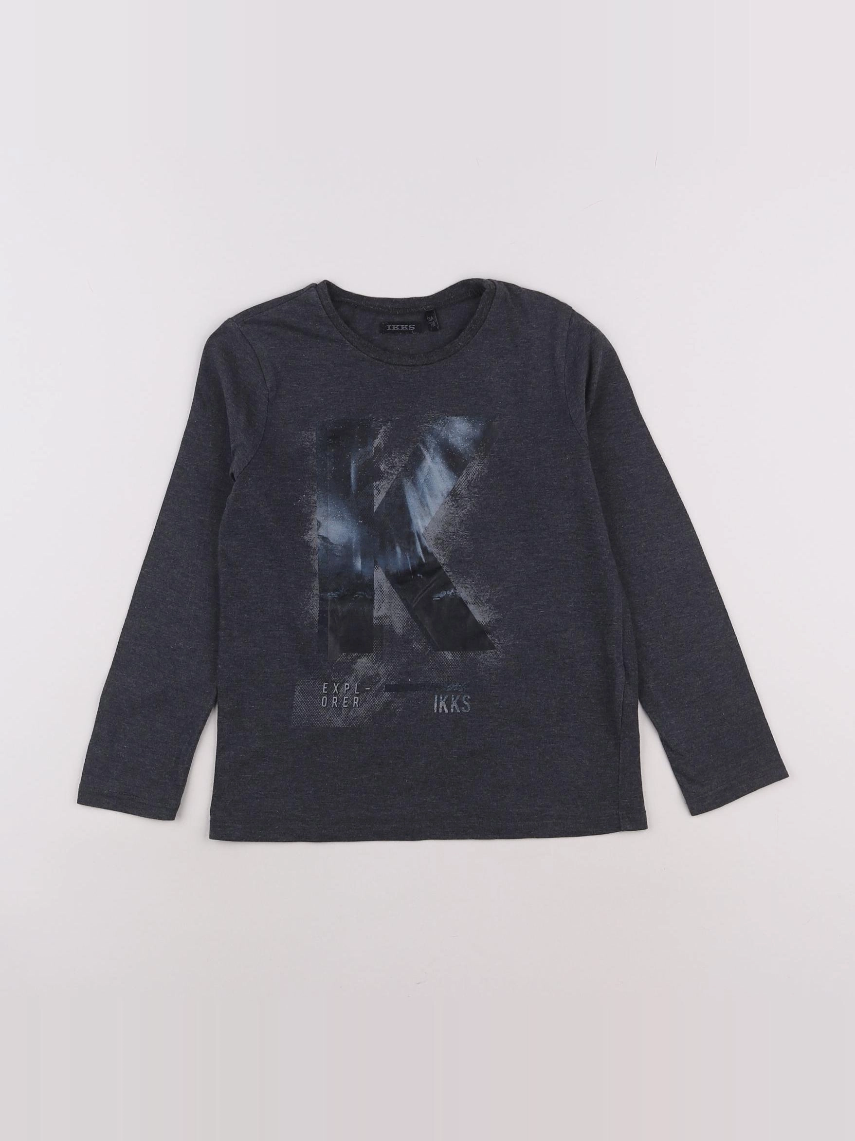 IKKS - tee-shirt gris - 5 ans