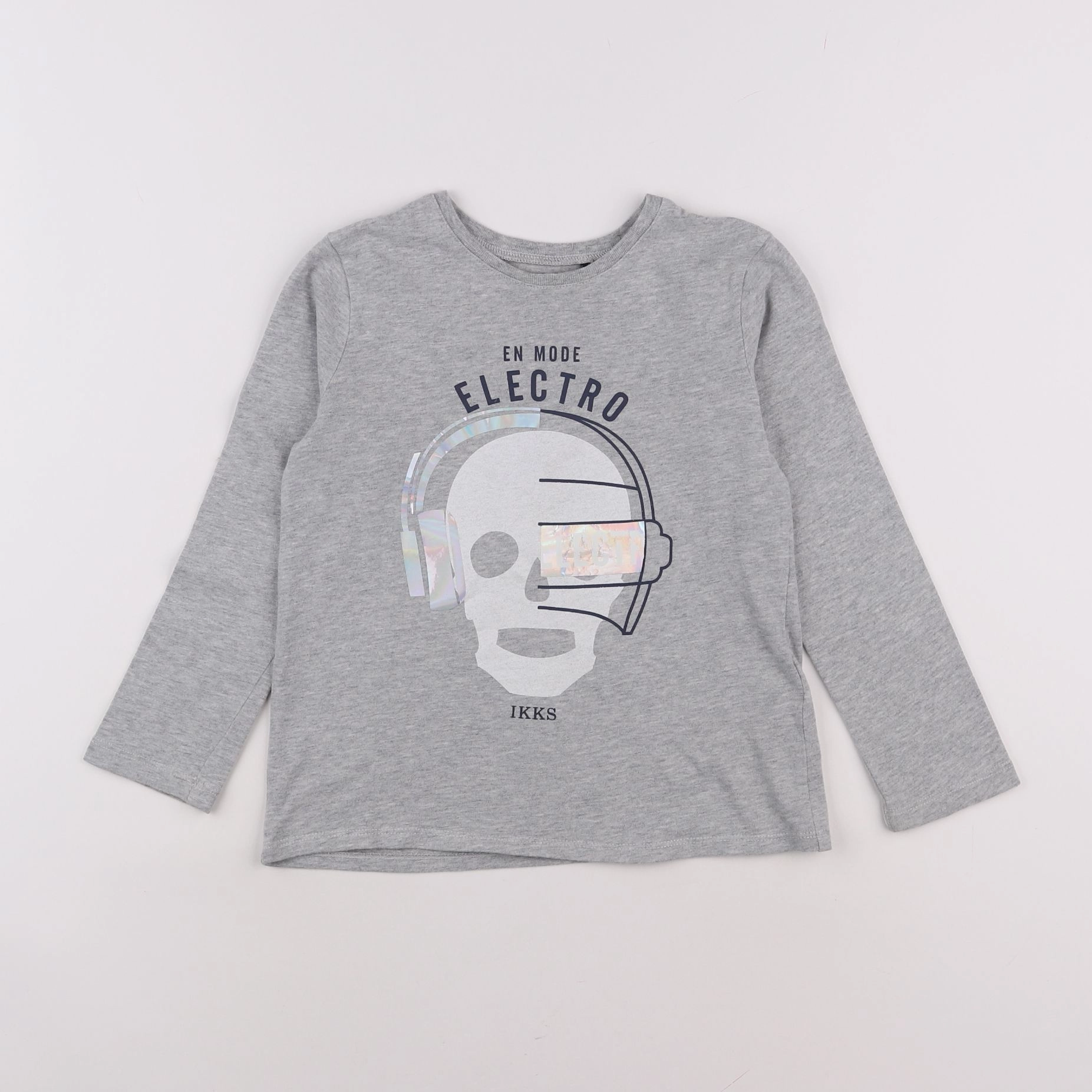 IKKS - tee-shirt gris - 5 ans
